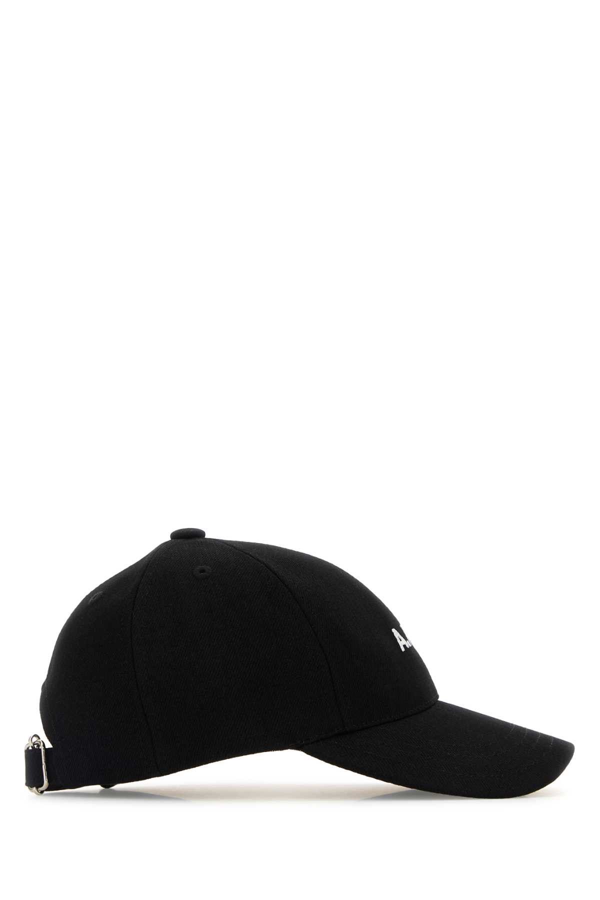 A.P.C. Black Stretch Cotton Charlie Baseball Cap Size ONE SIZE - 2 Thumbnail