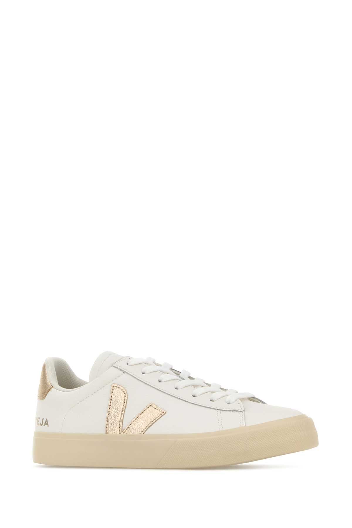 Veja White Leather Campo Sneakers Size US 9 / IT 39 - 2 Thumbnail