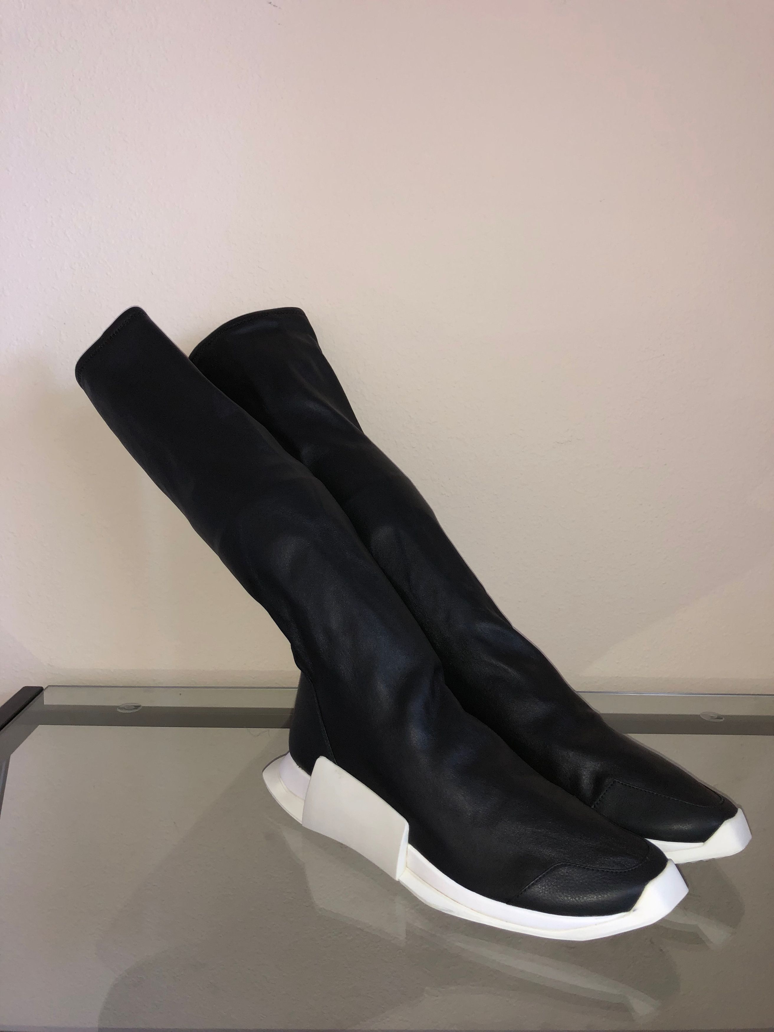 Adidas × Rick Owens Adidas Rick Owens RO Level Runner Leather Boot 