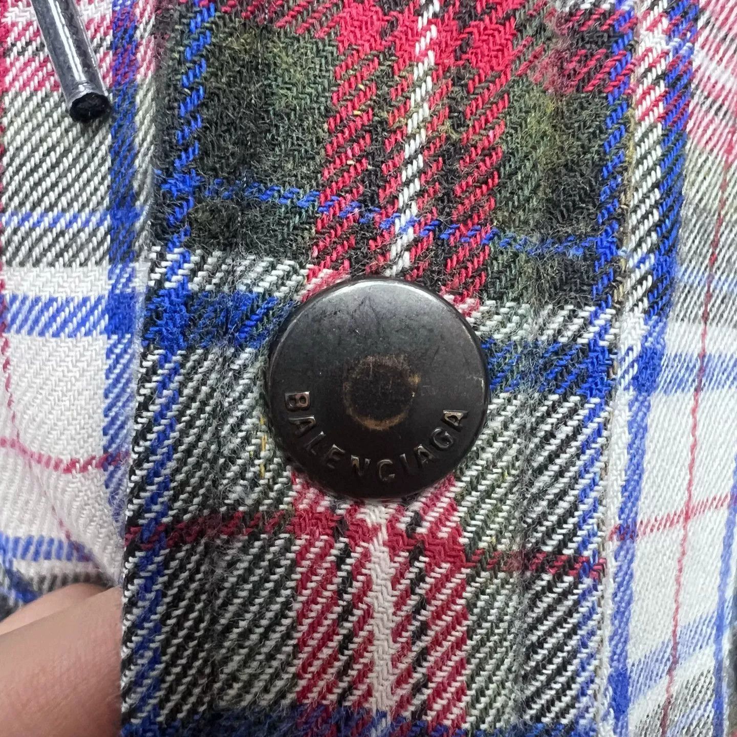 Balenciaga Balenciaga Hooded Padded Plaid Flannel Jacket Size S Size US S / EU 44-46 / 1 - 4 Thumbnail
