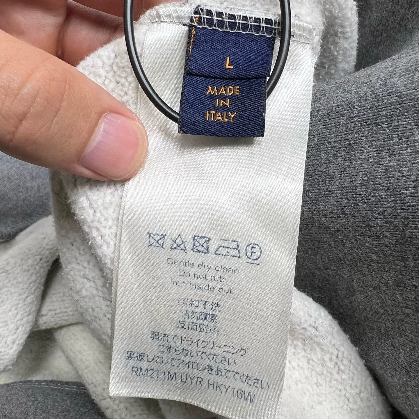 Louis Vuitton Louis Vuitton Embroidered Warped Logo Sweatshirt Size L Size US L / EU 52-54 / 3 - 4 Thumbnail