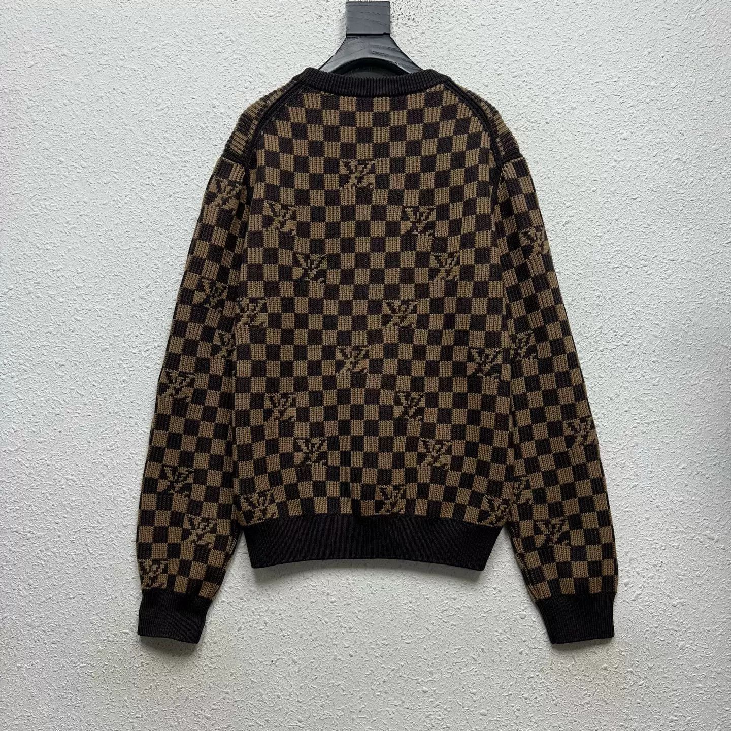 Louis Vuitton Louis Vuitton Damier Monogram Knit Sweater Size L Size US L / EU 52-54 / 3 - 2 Thumbnail