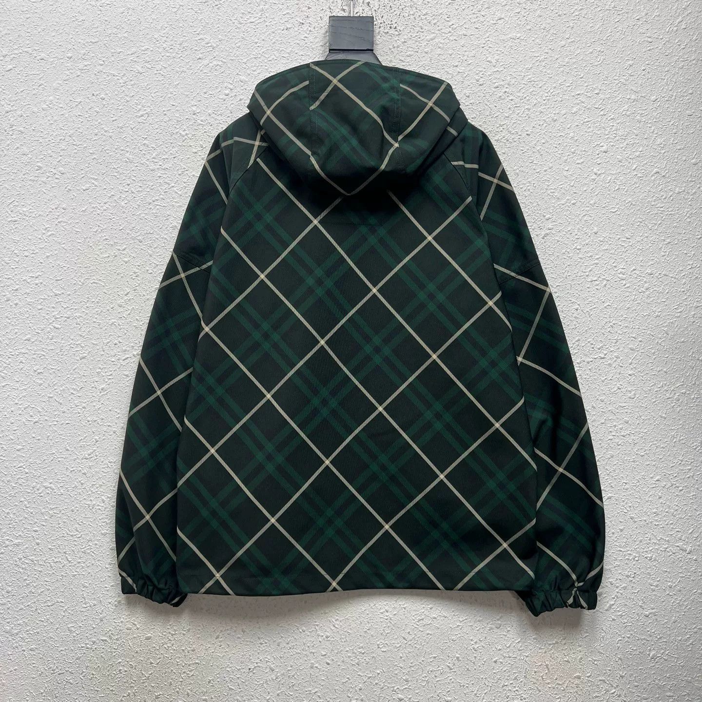 Burberry Burberry Green Check Hooded Jacket Size S Size US S / EU 44-46 / 1 - 2 Thumbnail