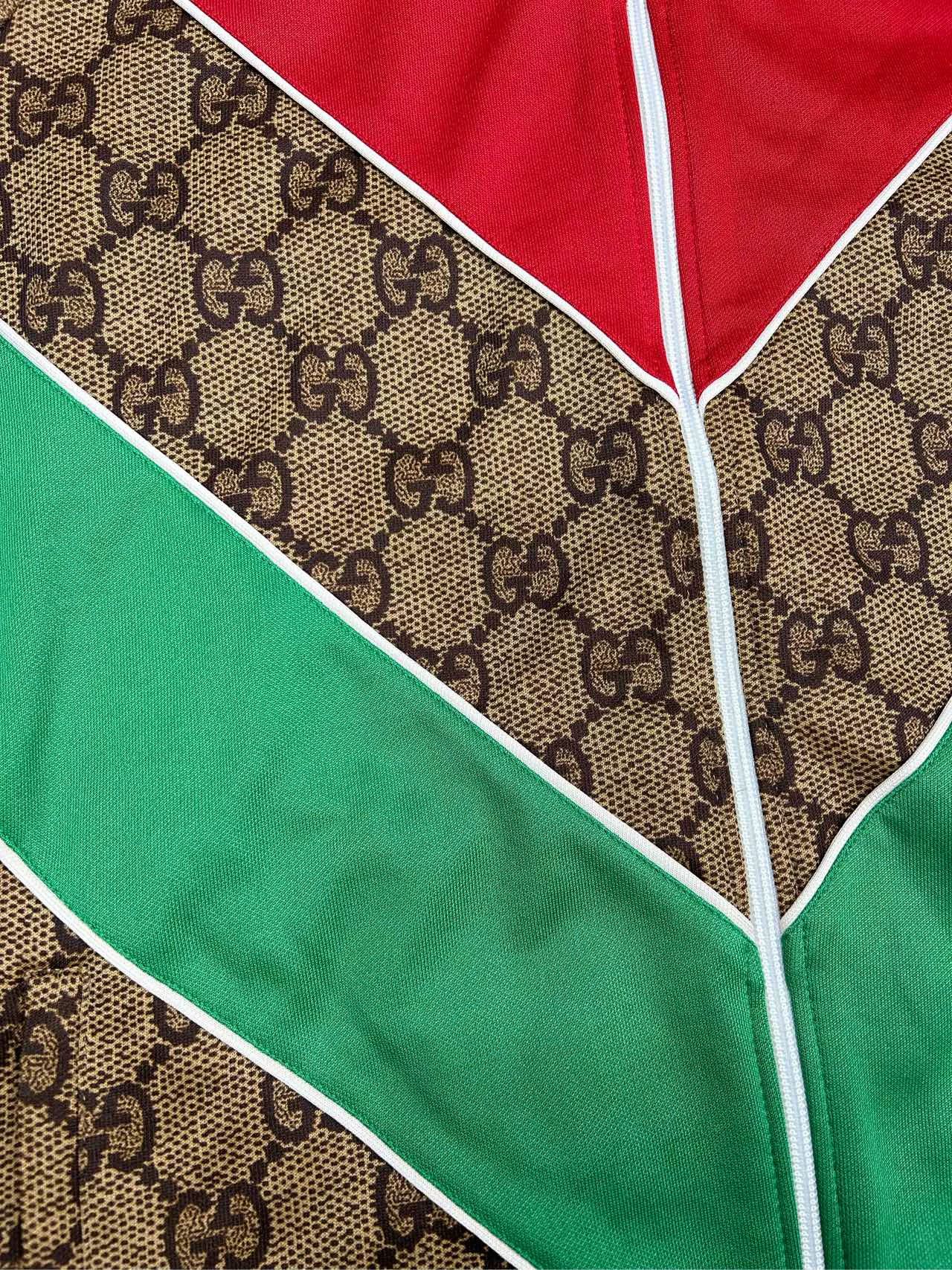 Gucci Gucci GG Monogram Chevron Track Jacket XL Size US XL / EU 56 / 4 - 4 Thumbnail