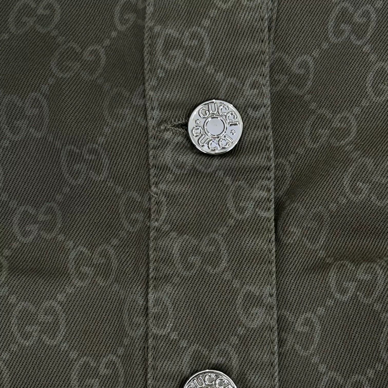Gucci Gucci GG Monogram Denim Short Sleeve Shirt IT 36 Size XS / US 0-2 / IT 36-38 - 6 Thumbnail