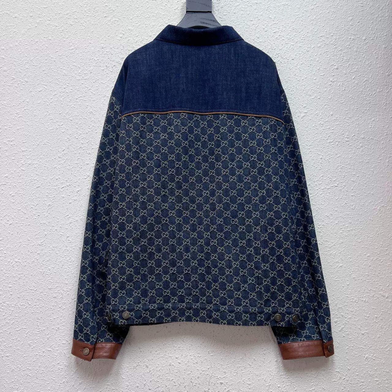 Gucci Gucci GG Monogram Denim Jacket Size 56 Size US XL / EU 56 / 4 - 2 Thumbnail