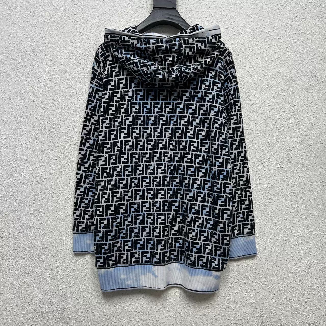 Fendi Fendi FF Monogram Sky Cloud Hoodie Size M Size US M / EU 48-50 / 2 - 2 Thumbnail