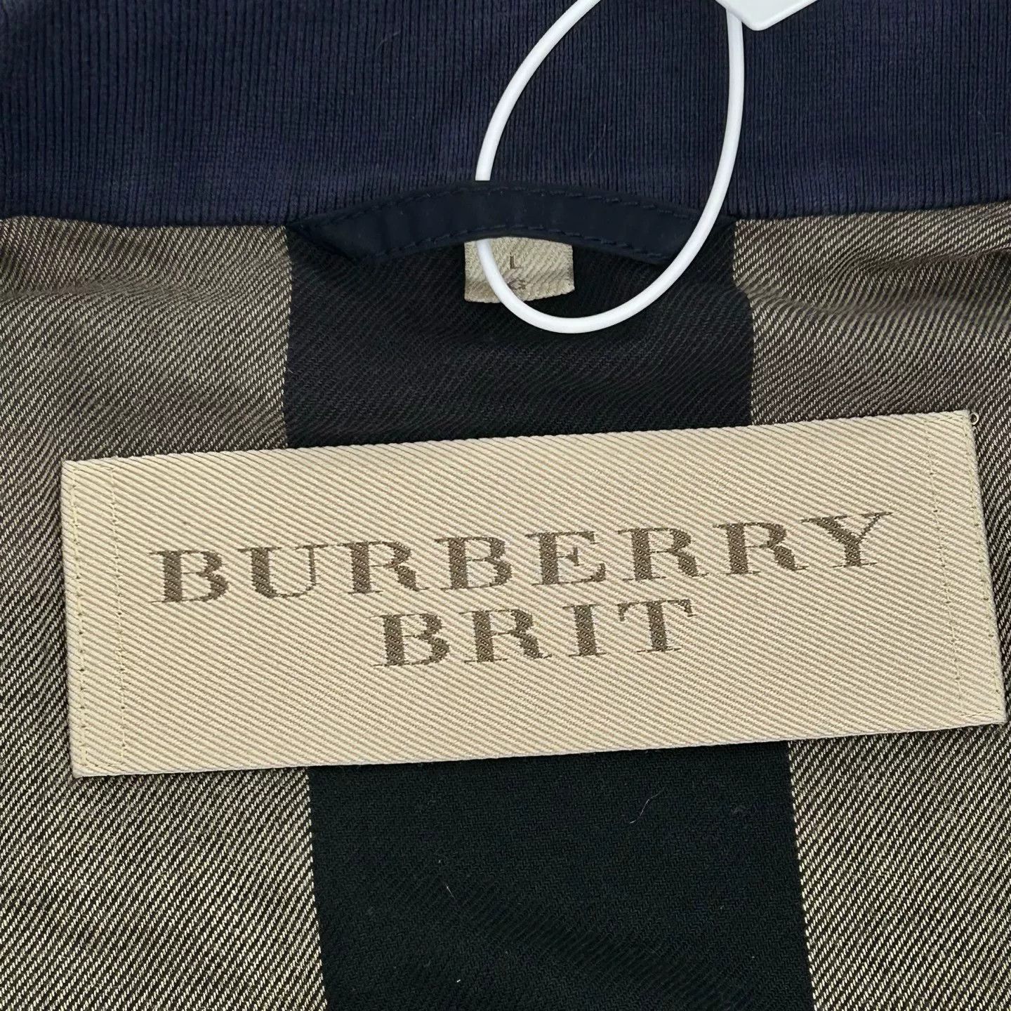 Burberry Burberry Navy Embroidered Knight Zip Jacket US L Size US L / EU 52-54 / 3 - 3 Thumbnail