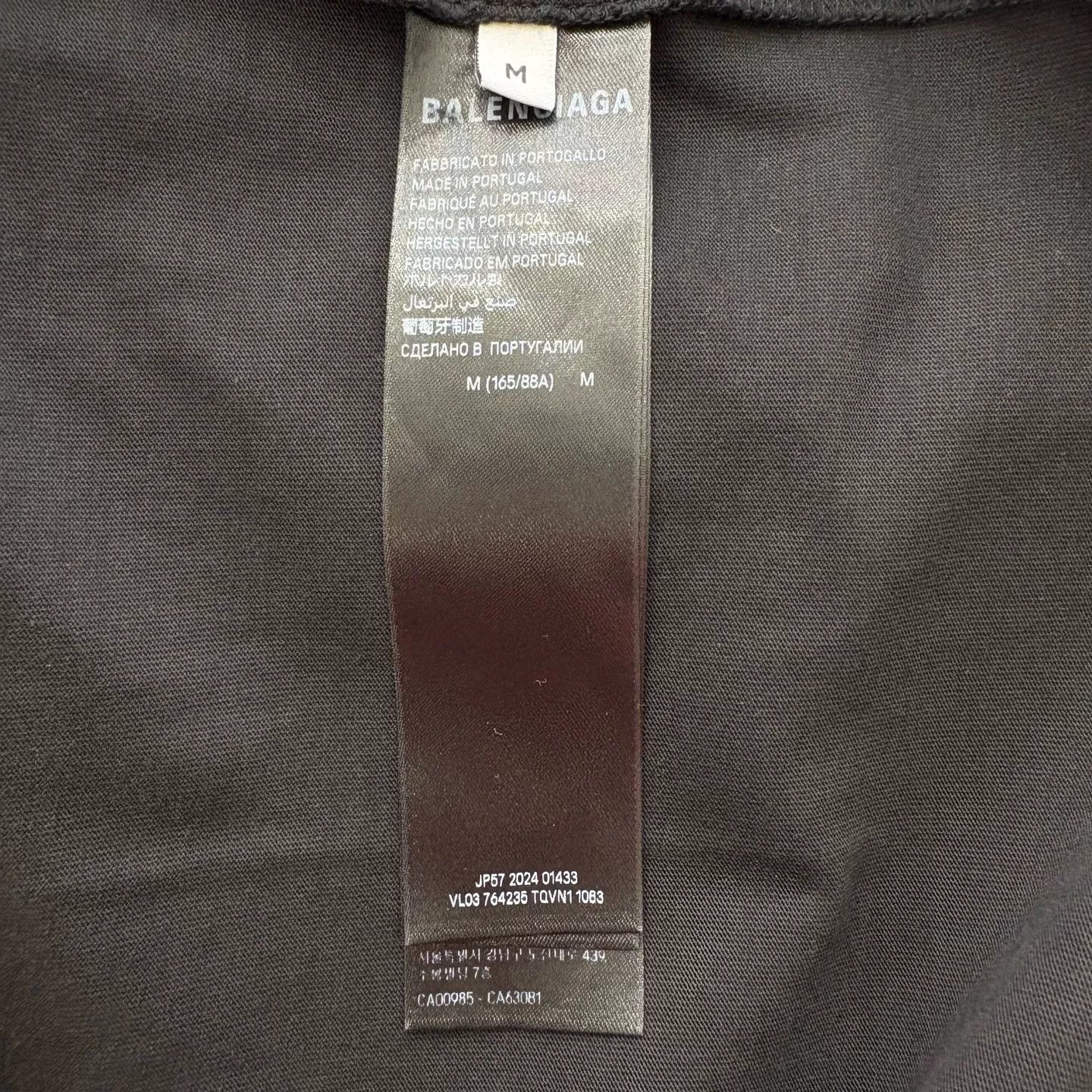 Balenciaga Balenciaga Reflective Logo T-Shirt M Size US M / EU 48-50 / 2 - 5 Thumbnail