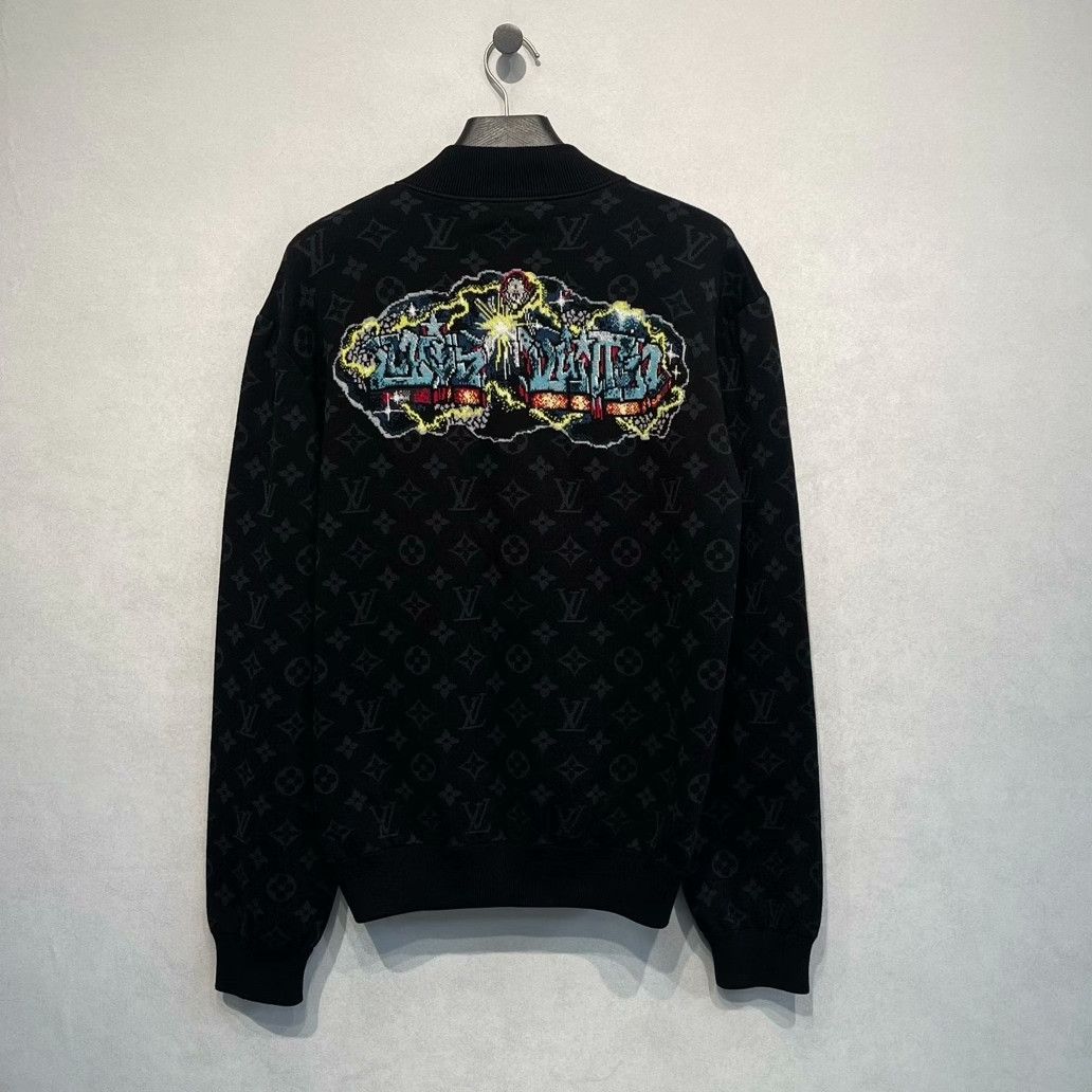 Louis Vuitton Louis Vuitton Graffiti Monogram Zip Jacket XL Size US XL / EU 56 / 4 - 2 Thumbnail
