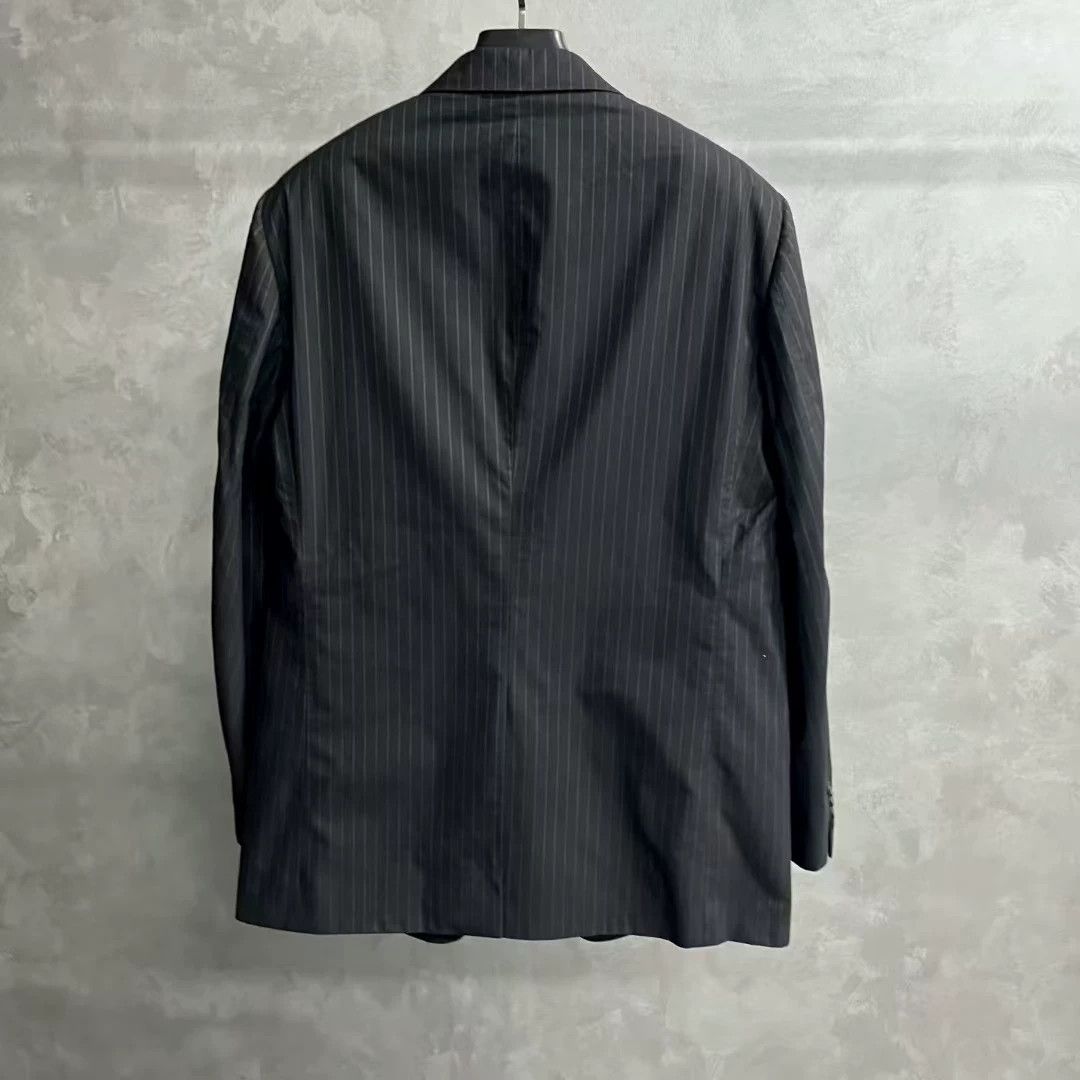Prada Prada Pinstripe Cotton Blazer Size 54R Size 54R - 2 Thumbnail