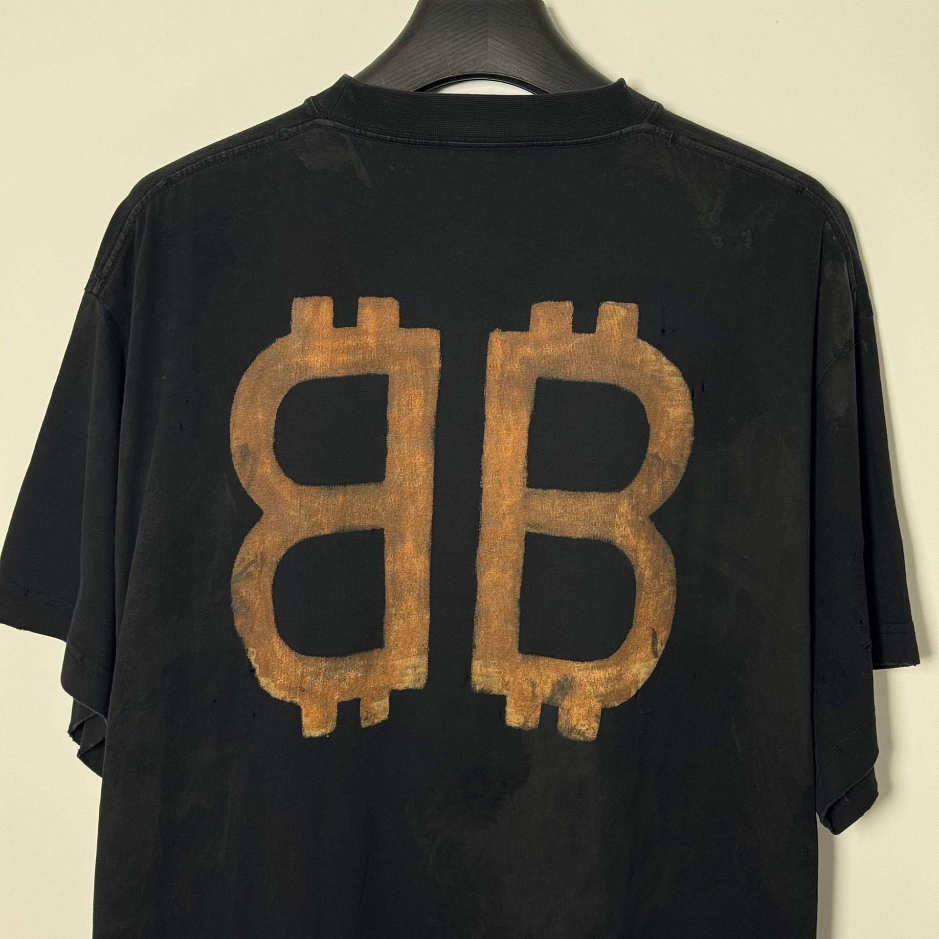Balenciaga Balenciaga Bitcoin Logo T-Shirt Size 3 Size US L / EU 52-54 / 3 - 3 Thumbnail