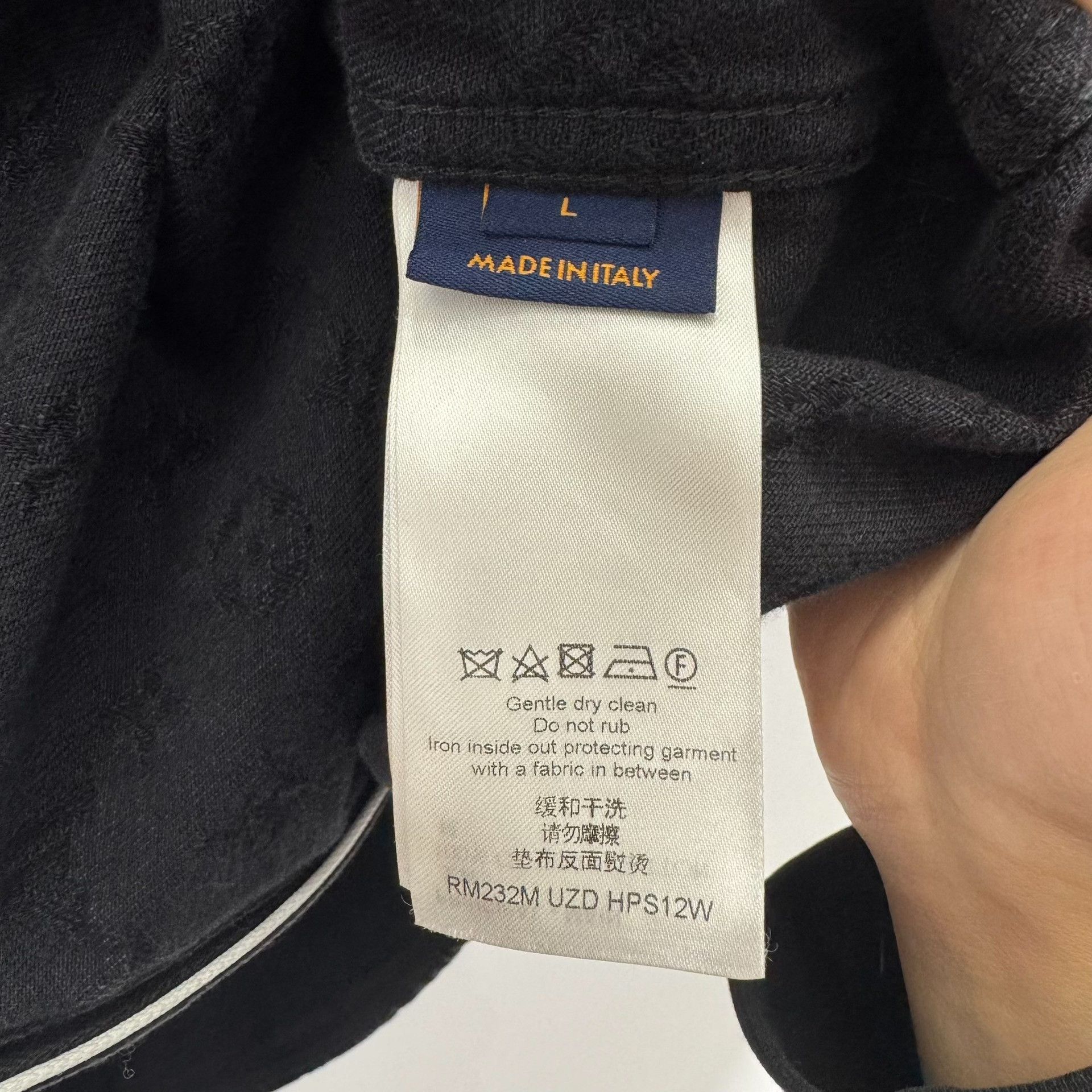 Louis Vuitton Louis Vuitton Monogram Denim Baseball Shirt L Size US L / EU 52-54 / 3 - 6 Thumbnail