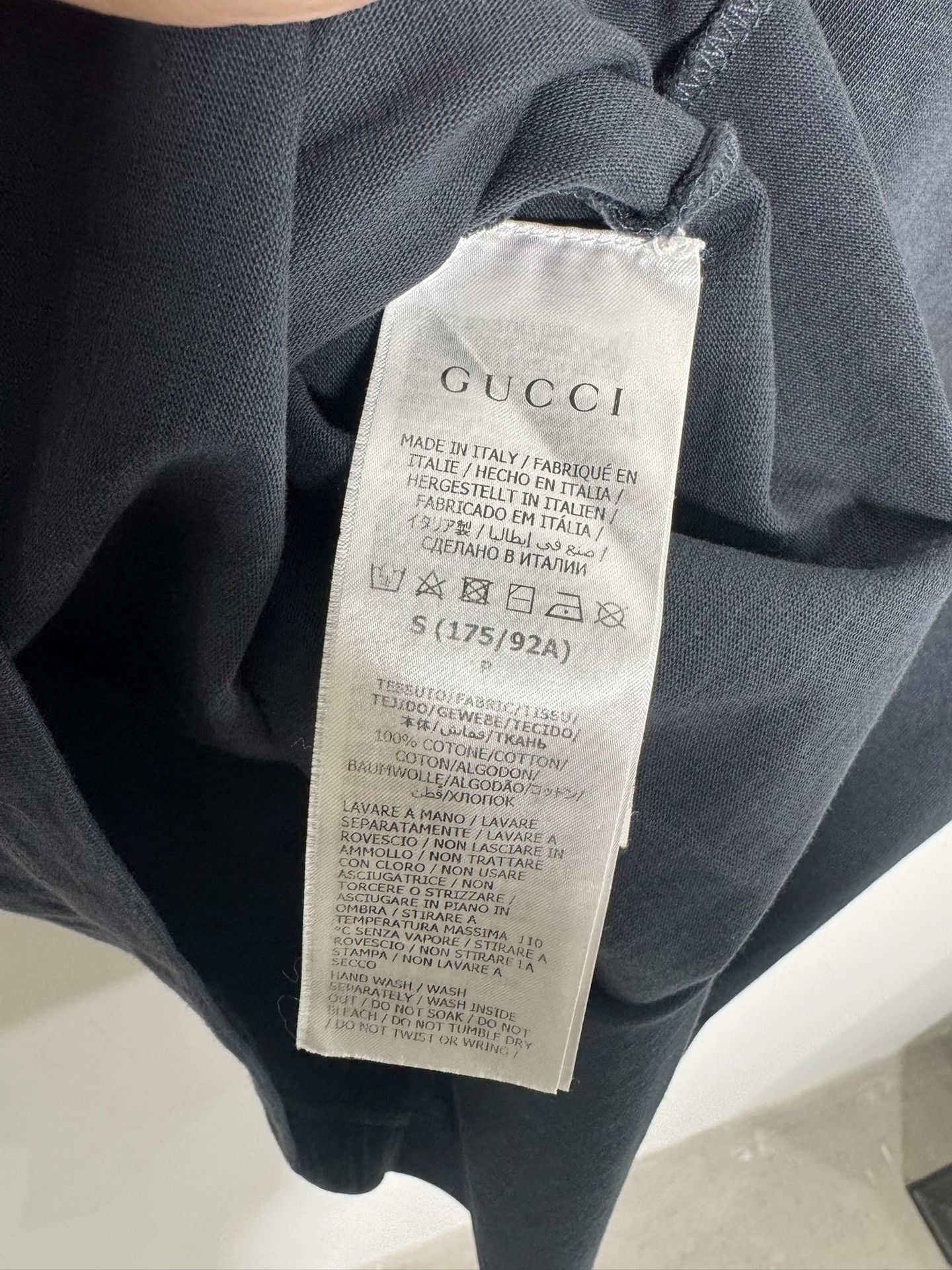 Gucci Gucci Blade Logo Graphic T-Shirt Size S Size US S / EU 44-46 / 1 - 4 Thumbnail