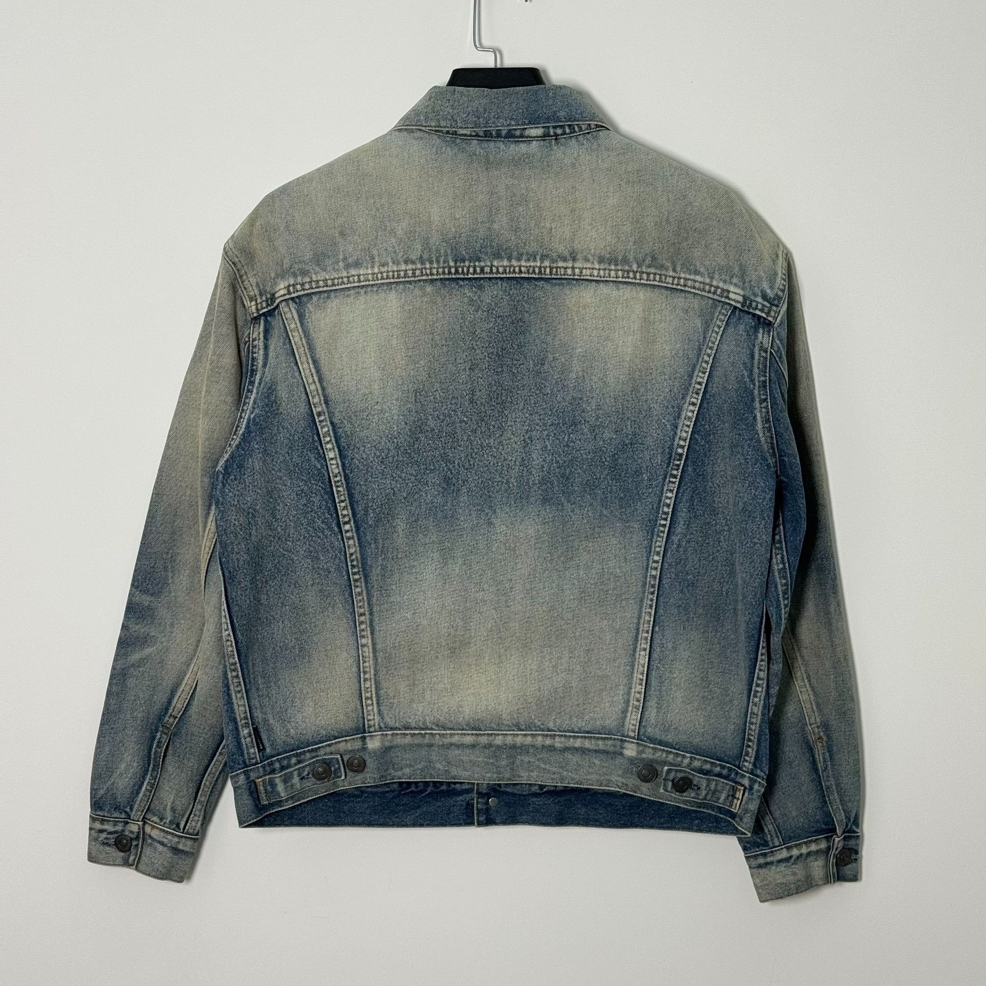 Balenciaga Balenciaga Washed Blue Denim Jacket FR 34 Size XS / US 0-2 / IT 36-38 - 2 Thumbnail