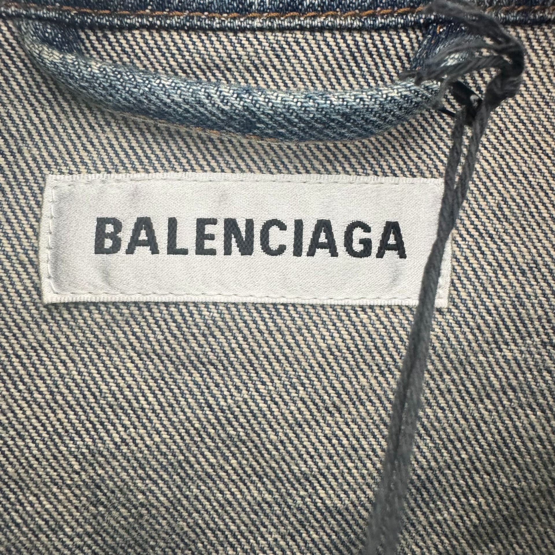 Balenciaga Balenciaga Washed Blue Denim Jacket FR 34 Size XS / US 0-2 / IT 36-38 - 6 Thumbnail