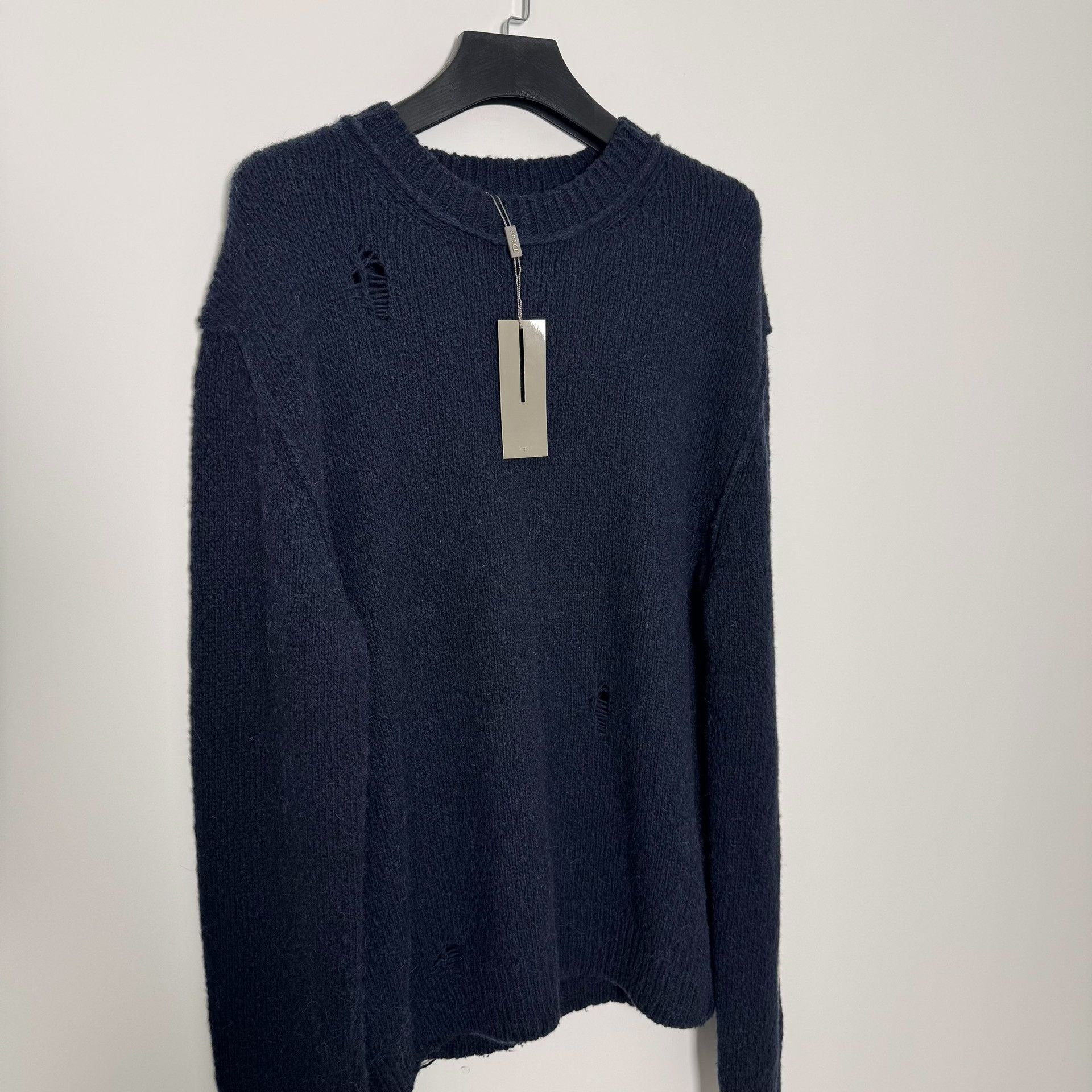 Dior Dior x Otani Workshop Dinosaur Distressed Sweater XL Size US XL / EU 56 / 4 - 2 Thumbnail
