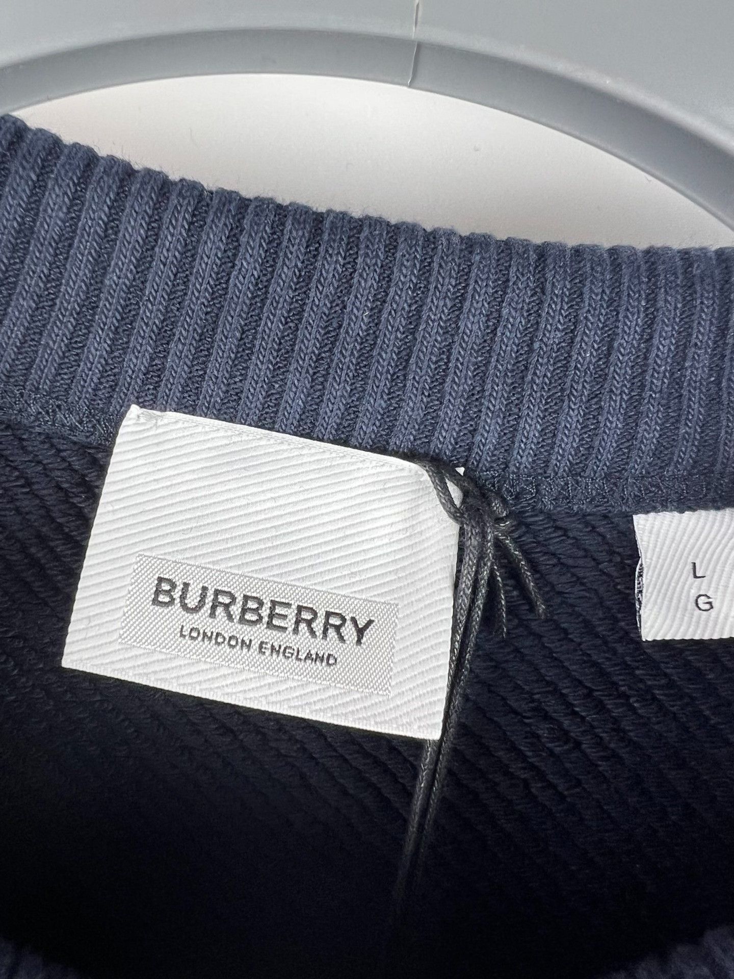 Burberry Burberry Smoked Navy Equestrian Knight Sweatshirt L Size US L / EU 52-54 / 3 - 4 Thumbnail