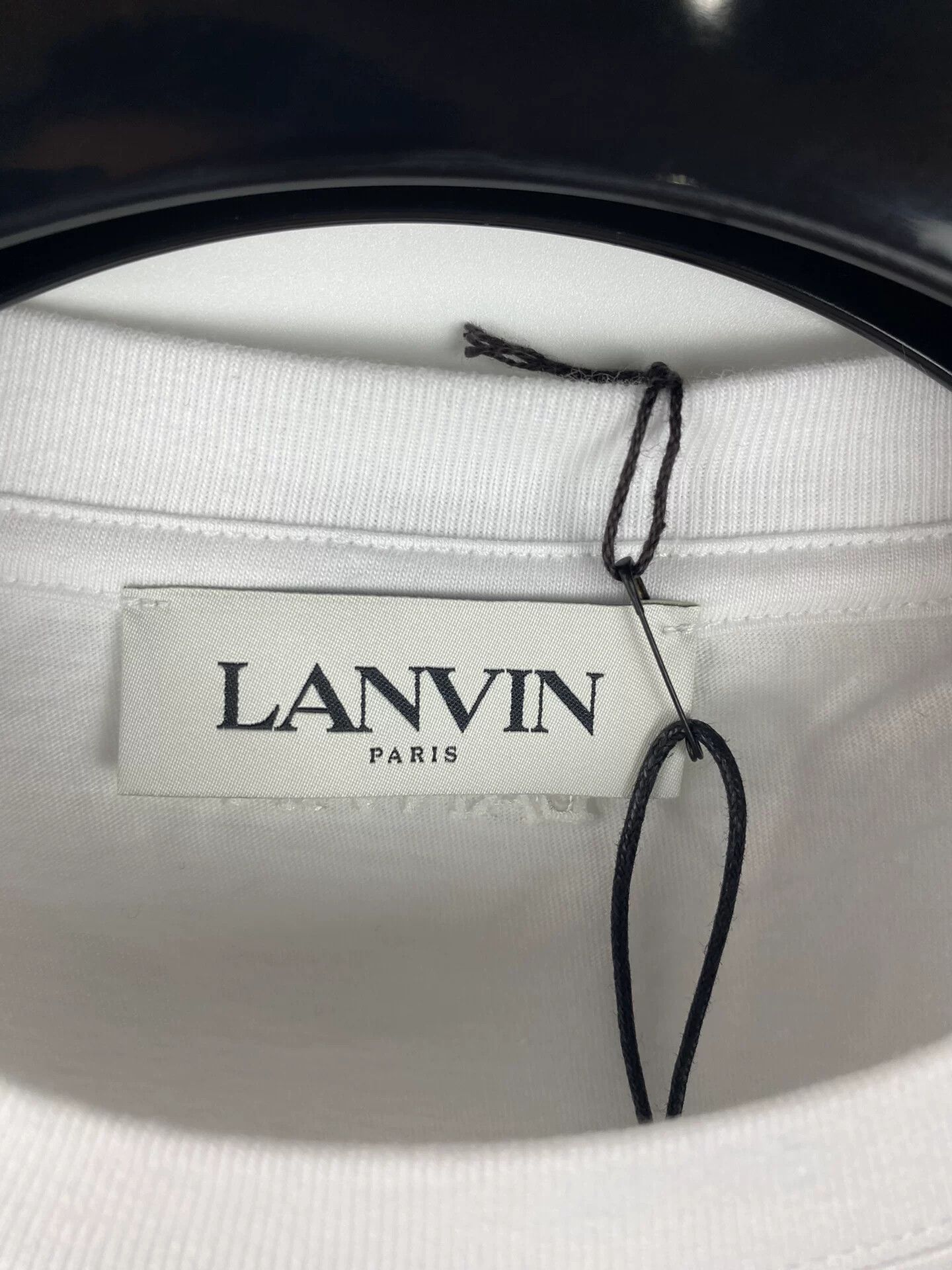 Lanvin Lanvin Logo Embroidered T-Shirt Size L Size US L / EU 52-54 / 3 - 3 Thumbnail