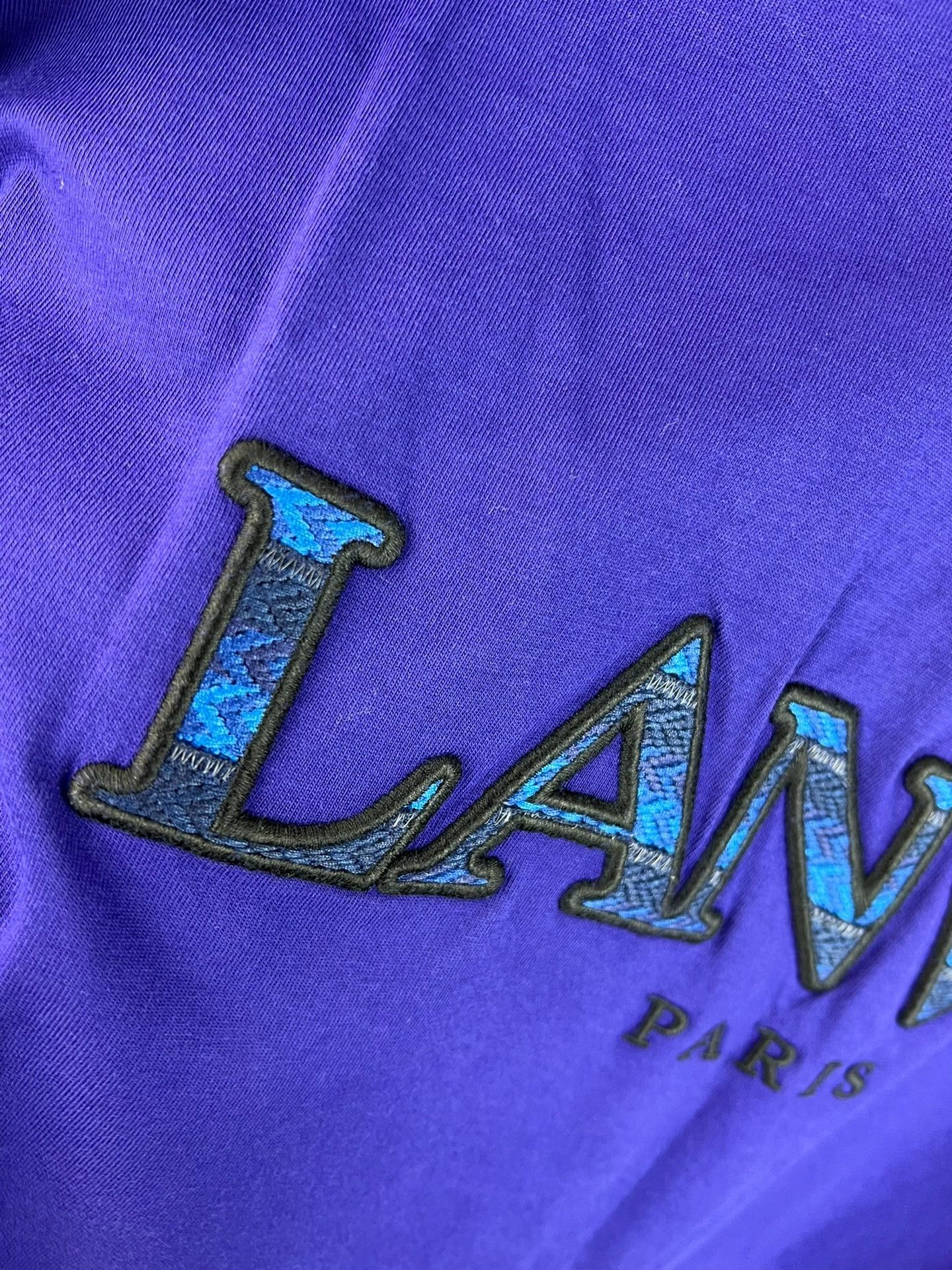 Lanvin Lanvin Embroidered Logo T-Shirt Size L Size US L / EU 52-54 / 3 - 6 Thumbnail
