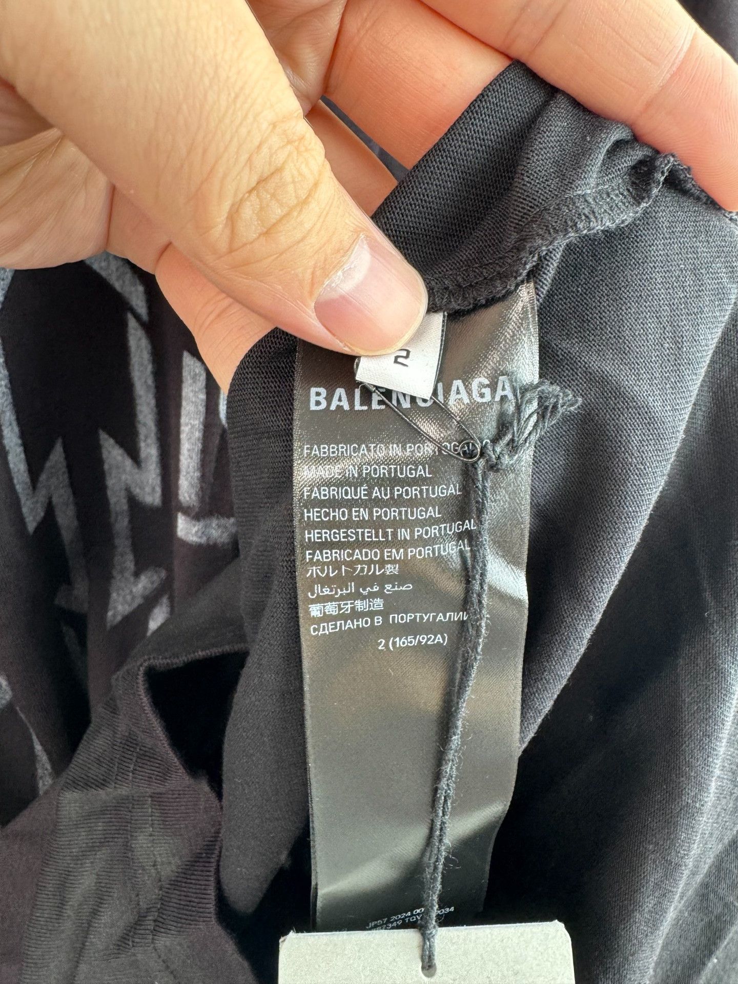 Balenciaga Balenciaga Washed Anti-War Logo T-Shirt Size 2 Size US M / EU 48-50 / 2 - 8 Thumbnail