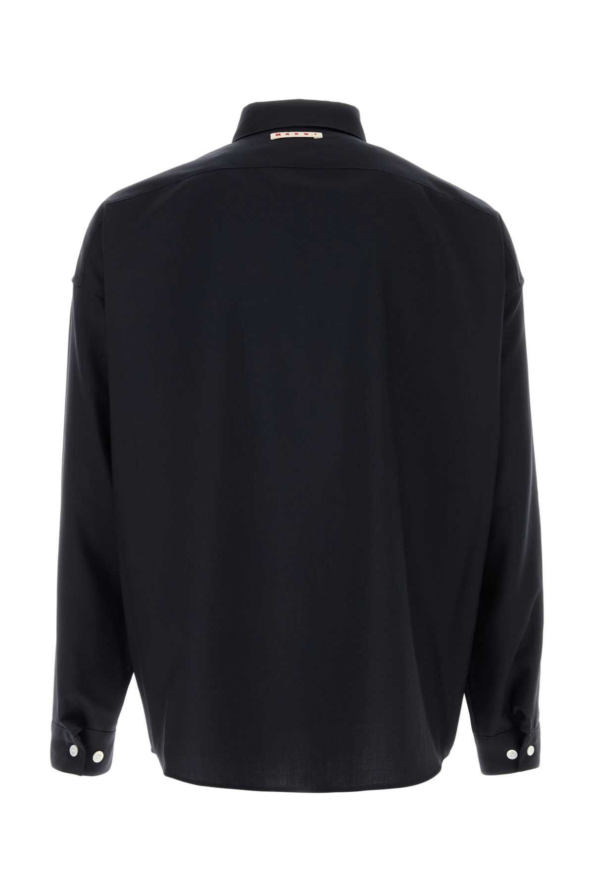 Marni Midnight Blue Twill Shirt Size US L / EU 52-54 / 3 - 2 Thumbnail