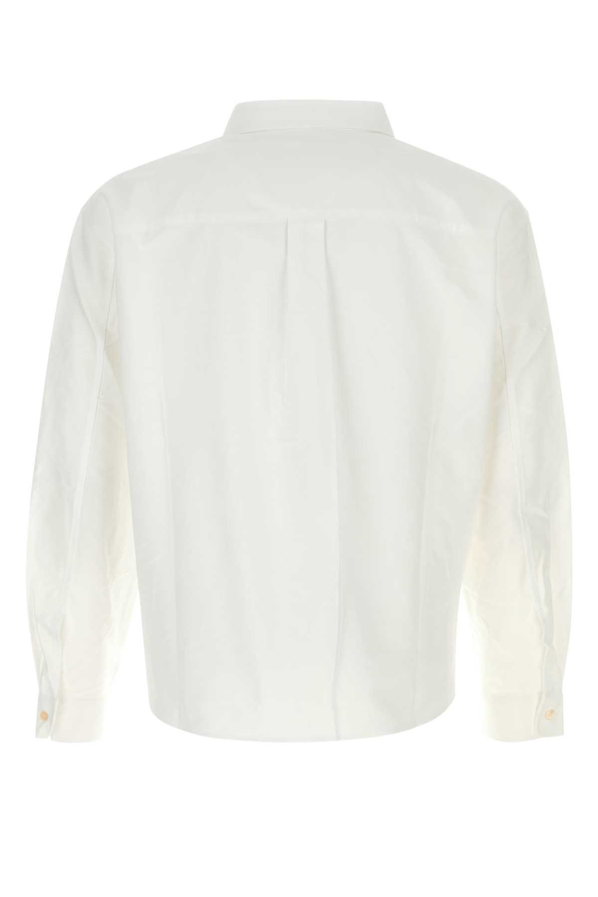 Marni White Oxford Shirt Size US M / EU 48-50 / 2 - 2 Thumbnail