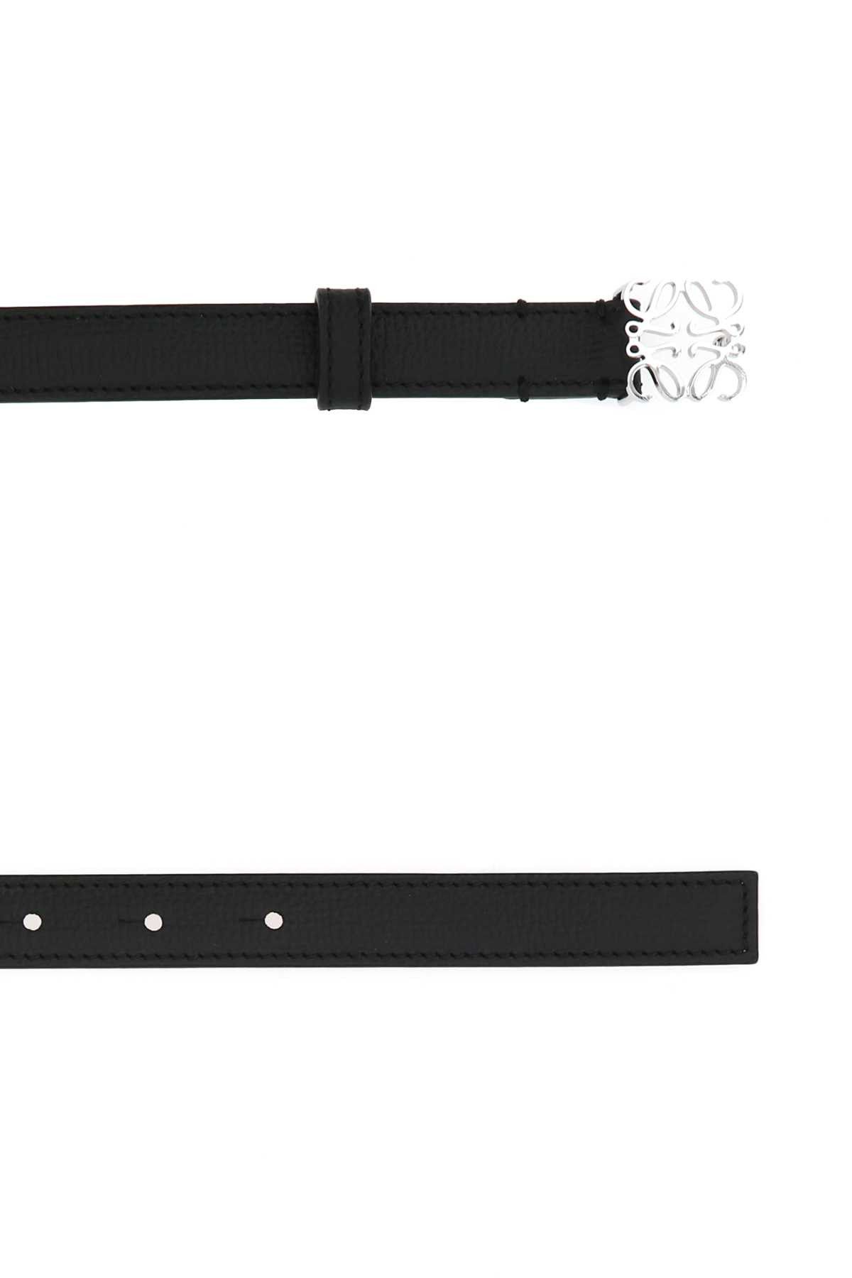 Loewe Black Leather Belt Size ONE SIZE - 2 Thumbnail