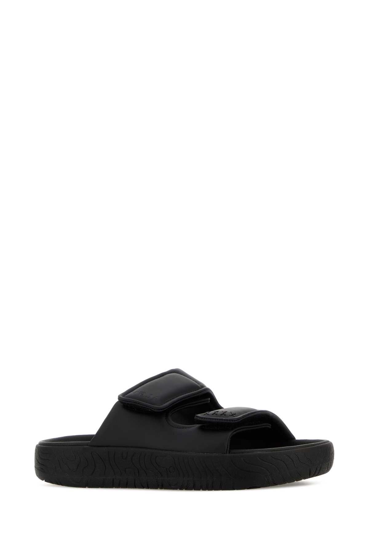 Veja Black Leather Etna Slippers Size US 10 / IT 40 - 2 Thumbnail