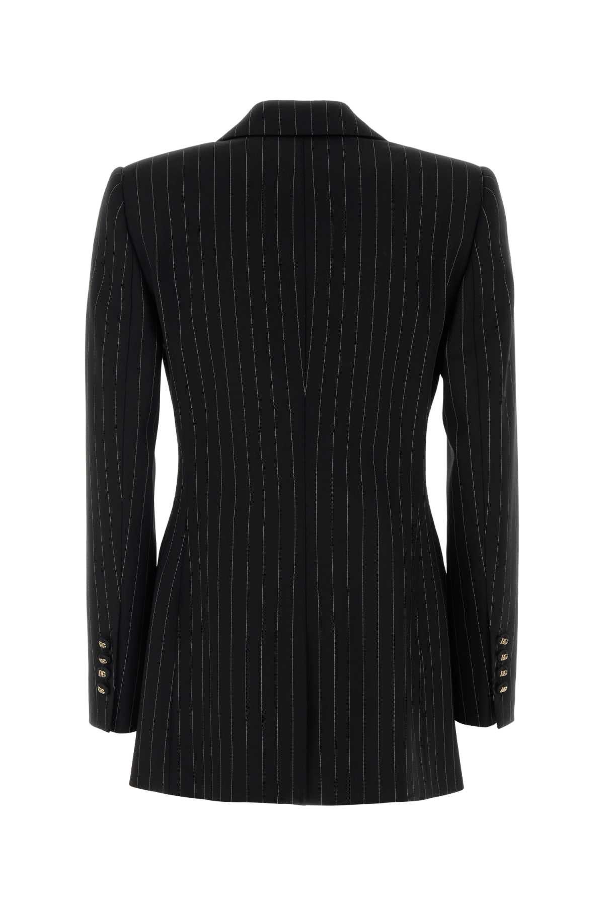 Dolce & Gabbana Embroidered Stretch Wool Blazer Size S / US 4 / IT 40 - 2 Thumbnail