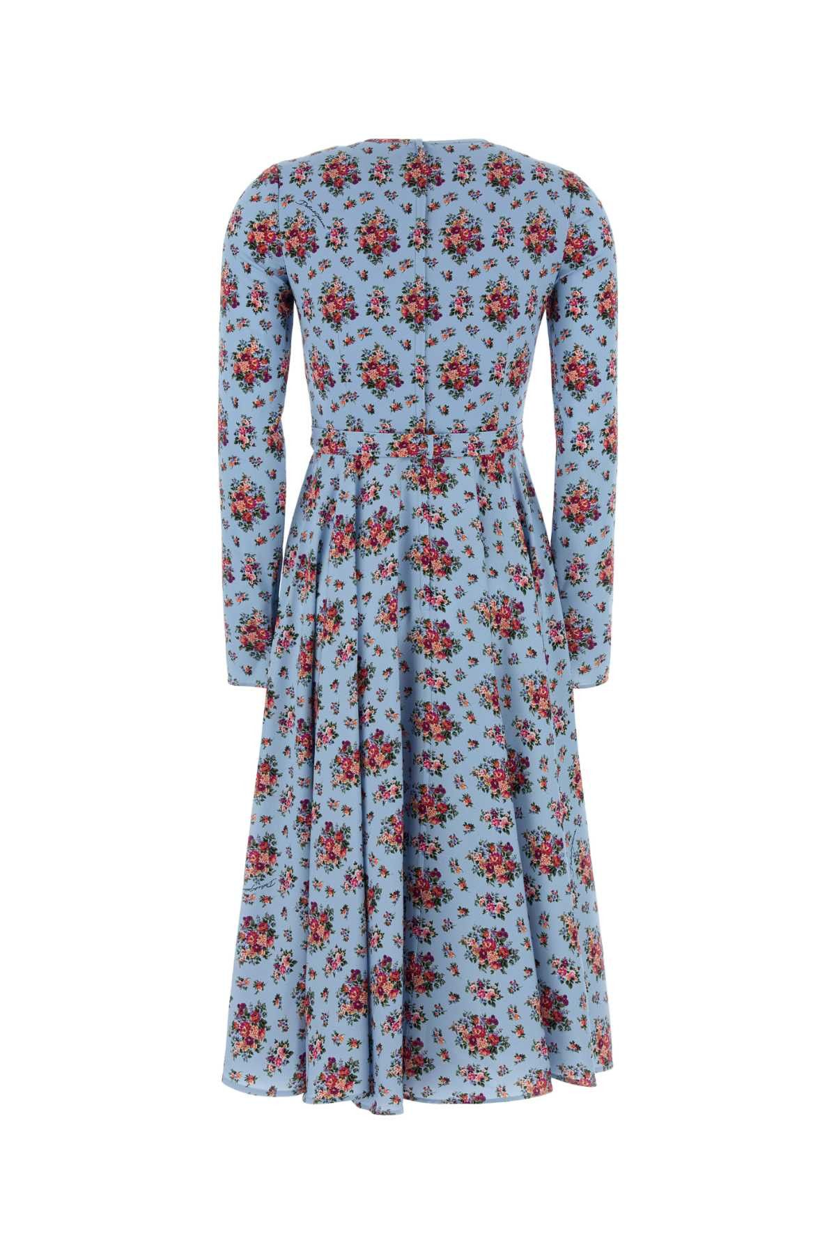 Dolce & Gabbana Printed Charmeuse Dress Size XS / US 0-2 / IT 36-38 - 2 Thumbnail