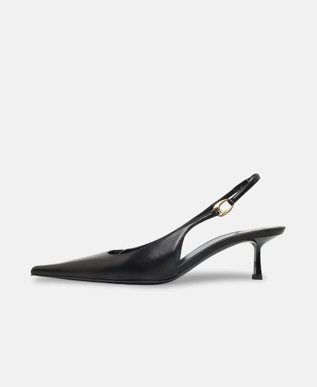 Saint Laurent Paris Nero Slingback pumps Size US 6 / IT 36 - 4 Thumbnail