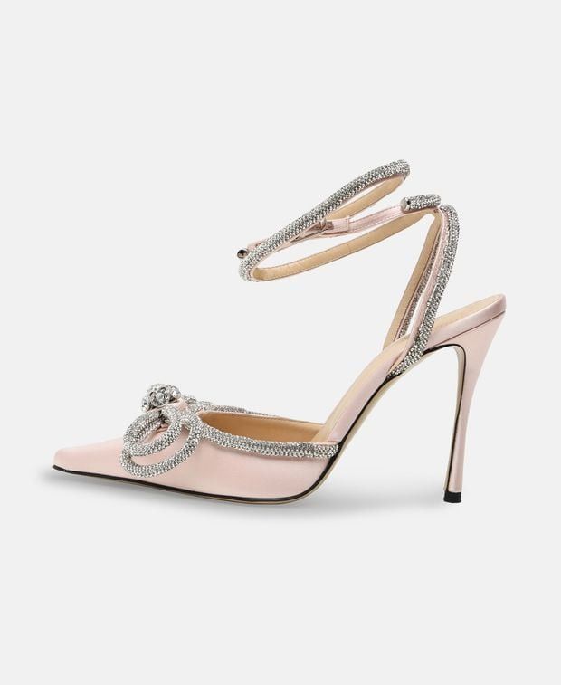 MACH & MACH Double Bow Ankle strap pump Size US 11.5 / IT 41.5 - 4 Thumbnail