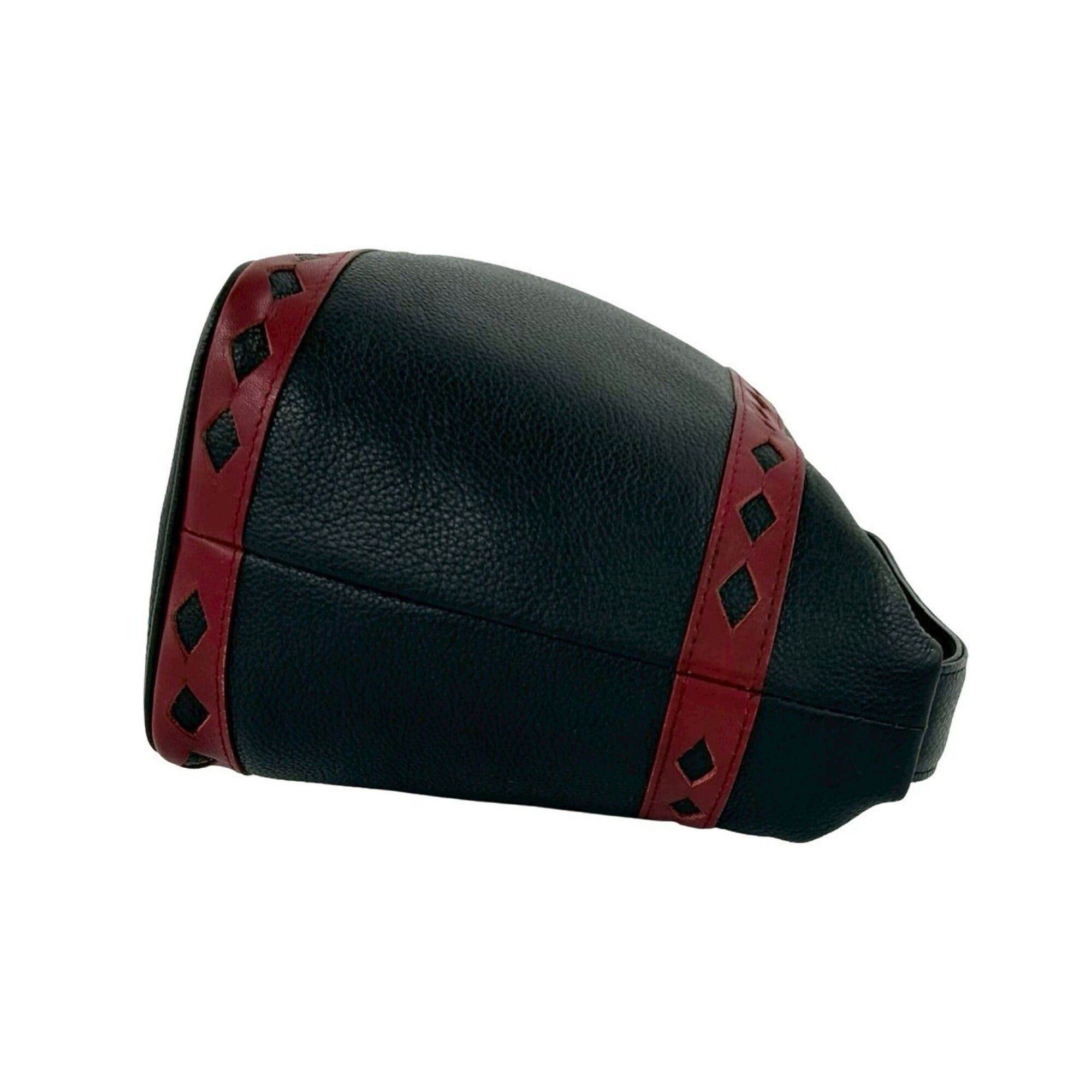Yves Saint Laurent YVES SAINT LAURENT YSL Logo Hardware Cutout Leather Handbag Black Red 05573 Size ONE SIZE - 6 Thumbnail