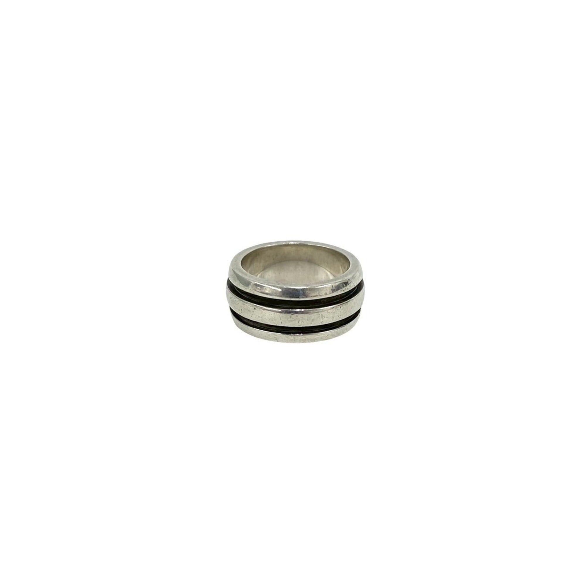 Tiffany & Co. TIFFANY&Co. Tiffany Grooved Double Line 925 Ring, Silver, Men's/Women's Accessory, ¥29,940 Size ONE SIZE - 6 Thumbnail