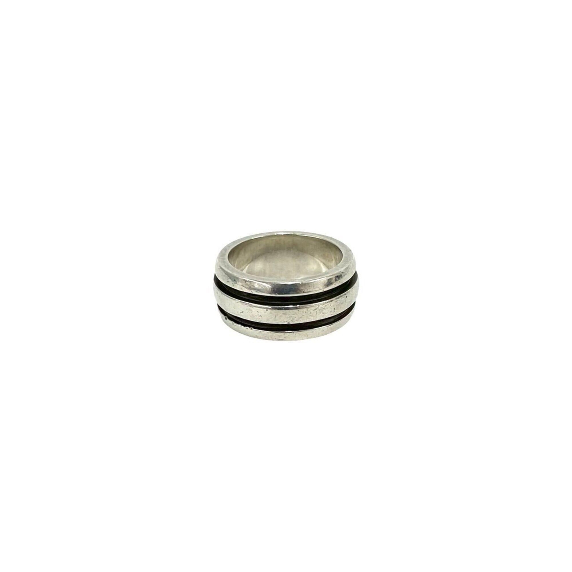 Tiffany & Co. TIFFANY&Co. Tiffany Grooved Double Line 925 Ring, Silver, Men's/Women's Accessory, ¥29,940 Size ONE SIZE - 5 Thumbnail
