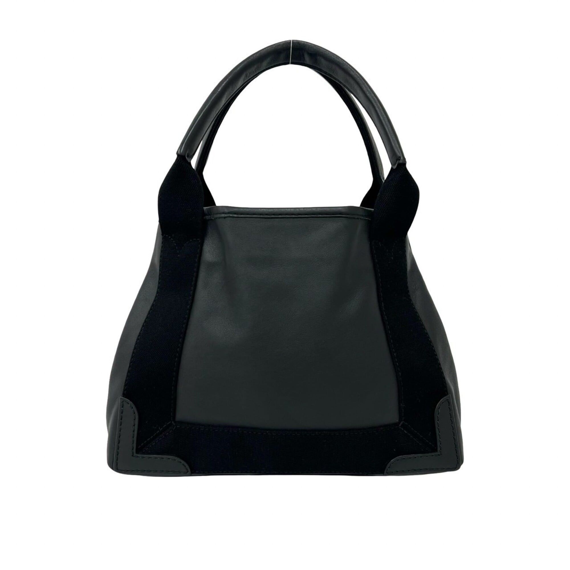 Balenciaga BALENCIAGA Navy Cabas XS Leather 2-way Handbag/Shoulder Bag, Black, 21022 Size ONE SIZE - 3 Thumbnail