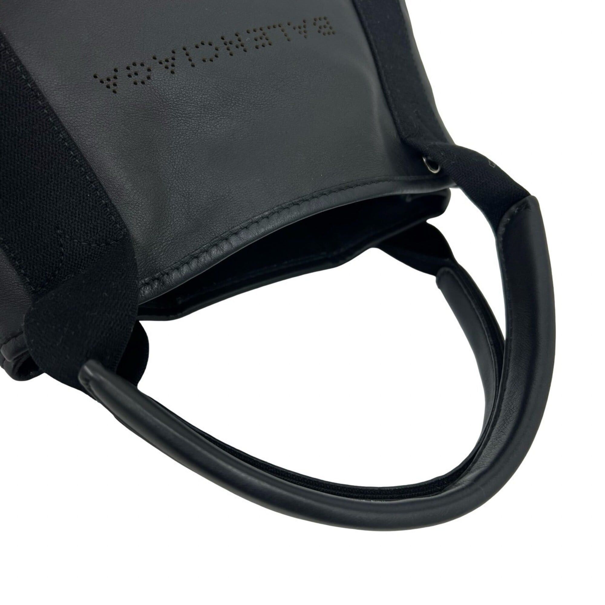 Balenciaga BALENCIAGA Navy Cabas XS Leather 2-way Handbag/Shoulder Bag, Black, 21022 Size ONE SIZE - 4 Thumbnail
