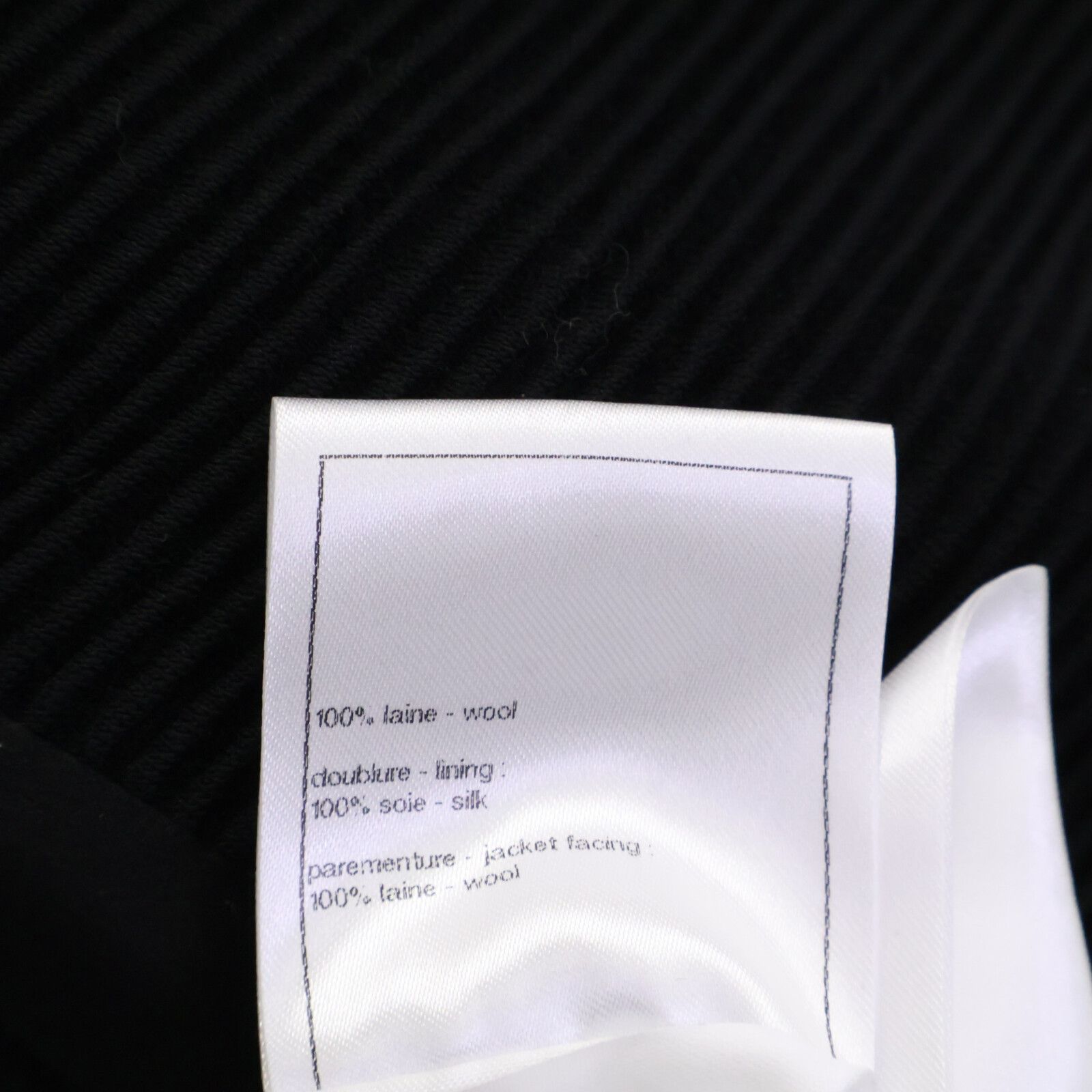 Chanel Chanel Chanel Wool Silk Lining Long Double Breasted Jacket Textile Outerwear P78175V69999 DUTY FREE for USA Size ONE SIZE - 6 Thumbnail