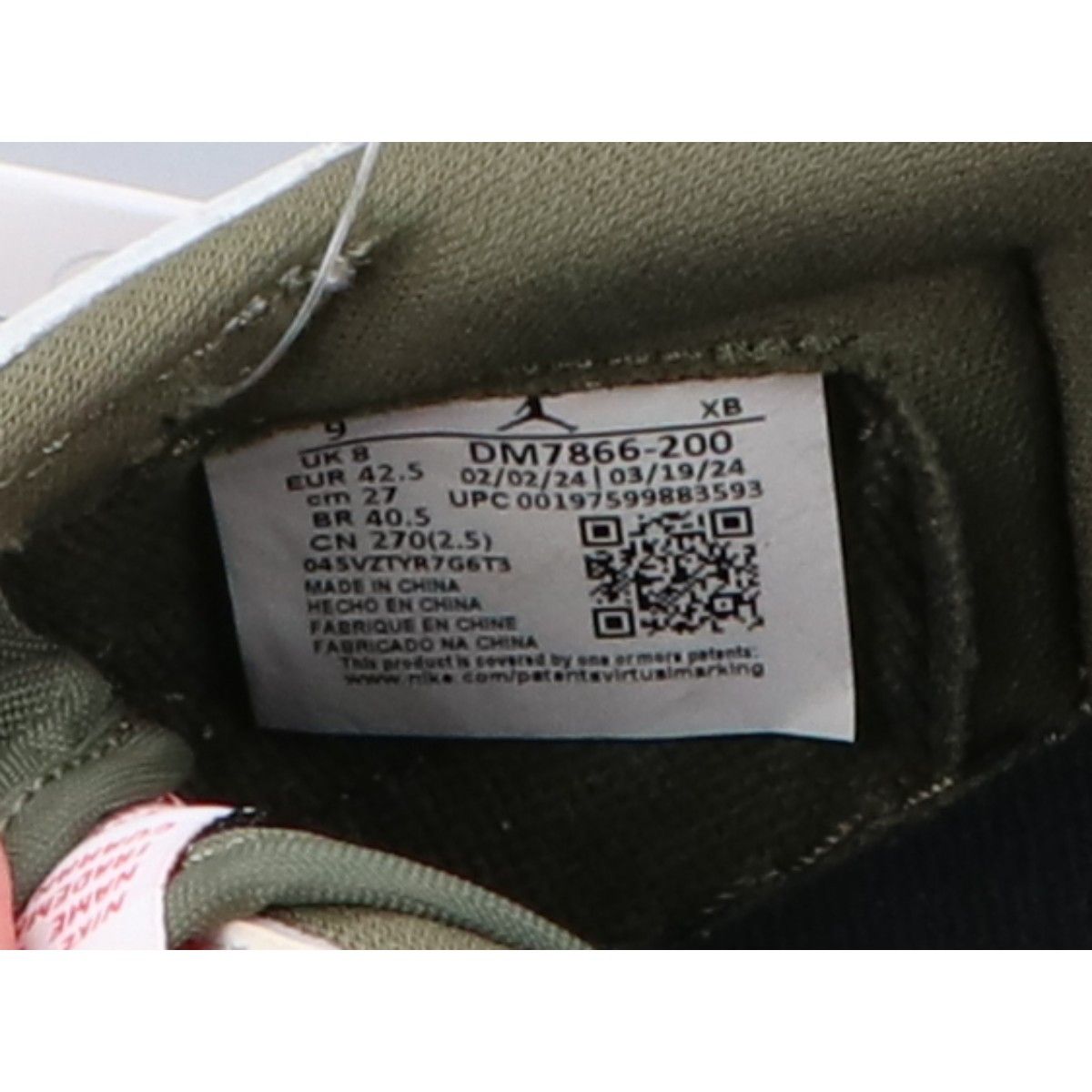 Other Other Nike Air Jordan 1 Retro Low OG Sneakers Leather Shoes DM7866-200 DUTY FREE for USA Size ONE SIZE - 7 Thumbnail