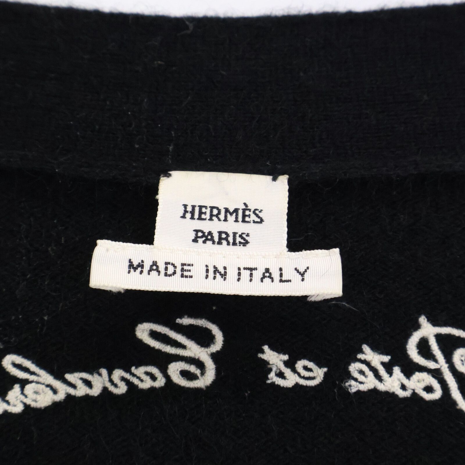 Hermes Hermes Hermes Poste et Cavalerie Cashmere Cardigan Textile Tops DUTY FREE for USA Size ONE SIZE - 5 Thumbnail