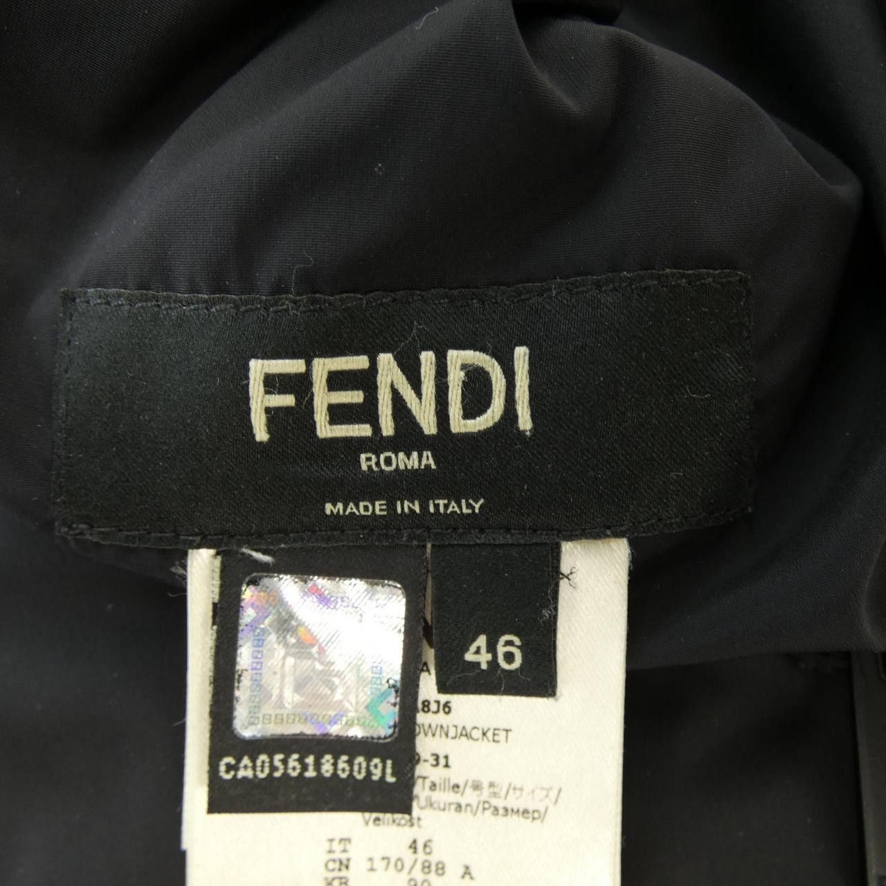 Fendi Fendi Fendi Down Jacket Textile Outerwear FAA634 A8J6 DUTY FREE for USA Size ONE SIZE - 5 Thumbnail