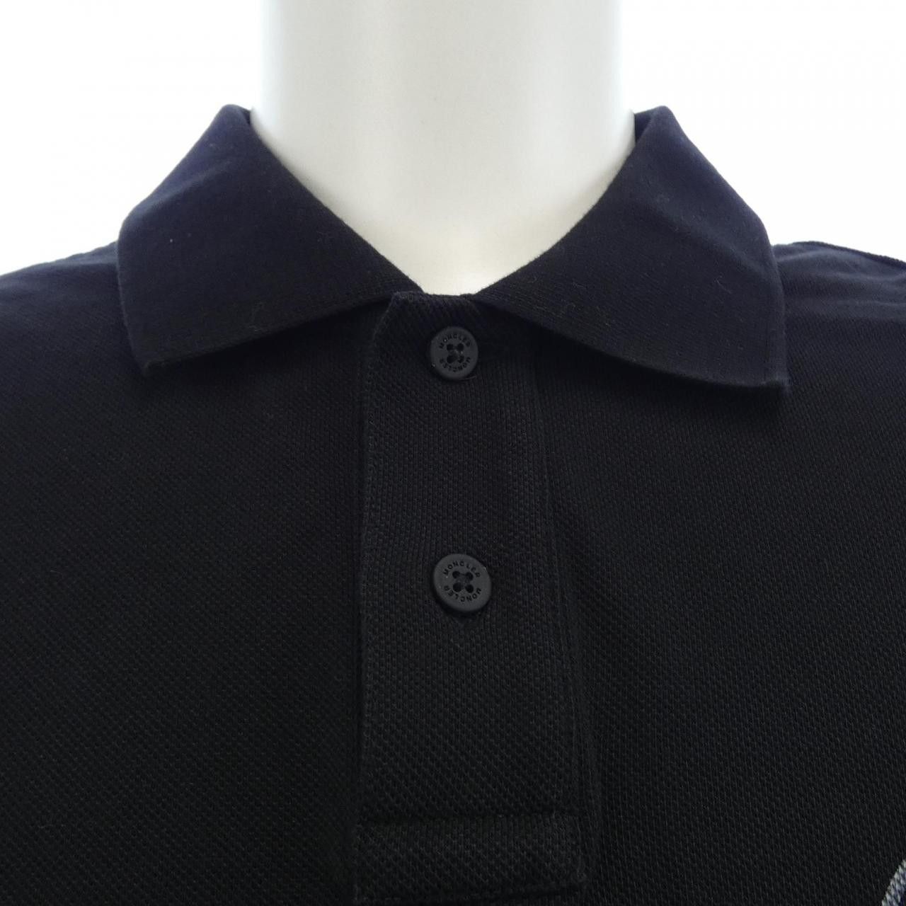 Moncler Moncler Moncler Cotton Polo Shirt Textile Tops 20918A71710 DUTY FREE for USA Size ONE SIZE - 5 Thumbnail