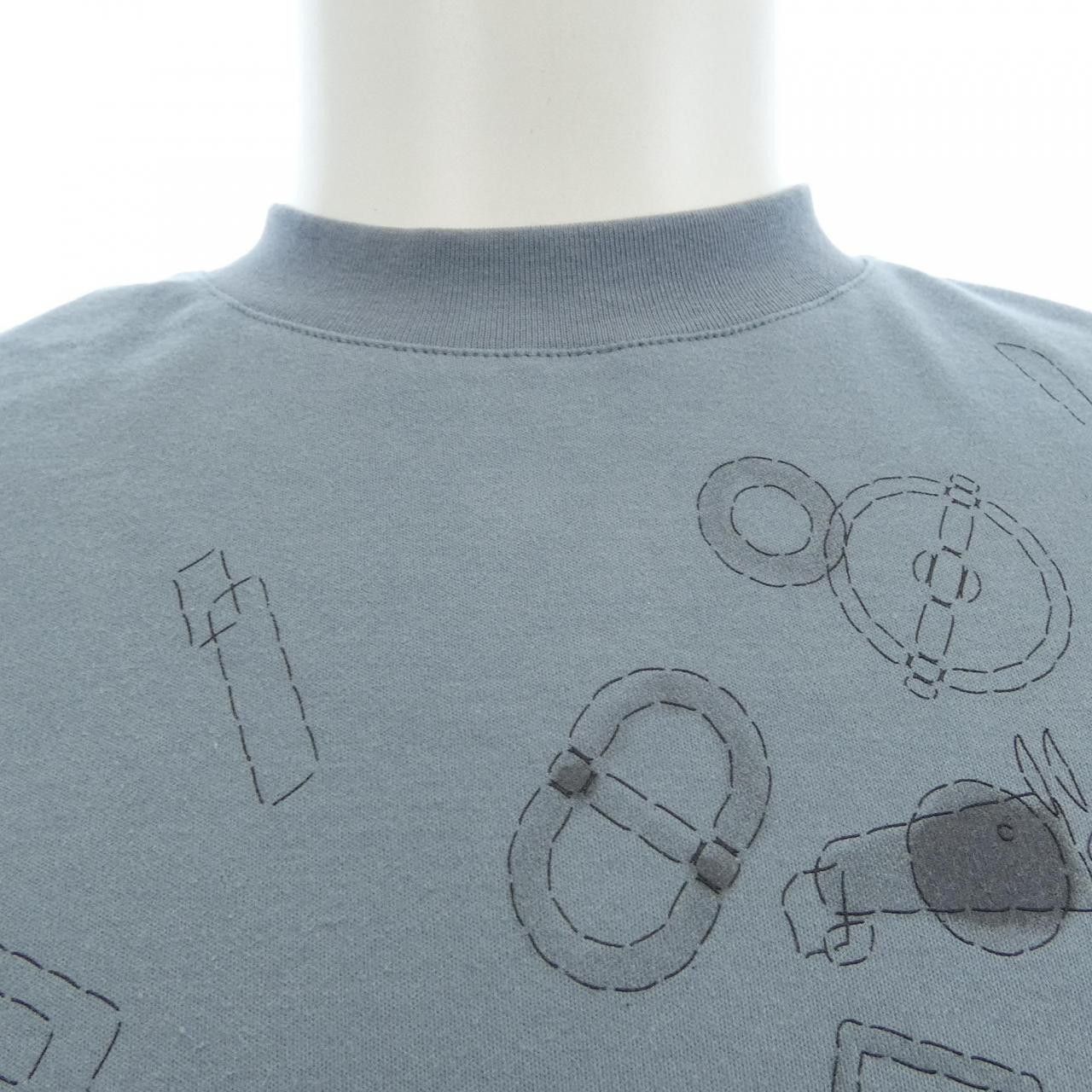 Hermes Hermes Hermes Cotton T Shirt Textile T-Shirts DUTY FREE for USA Size ONE SIZE - 5 Thumbnail