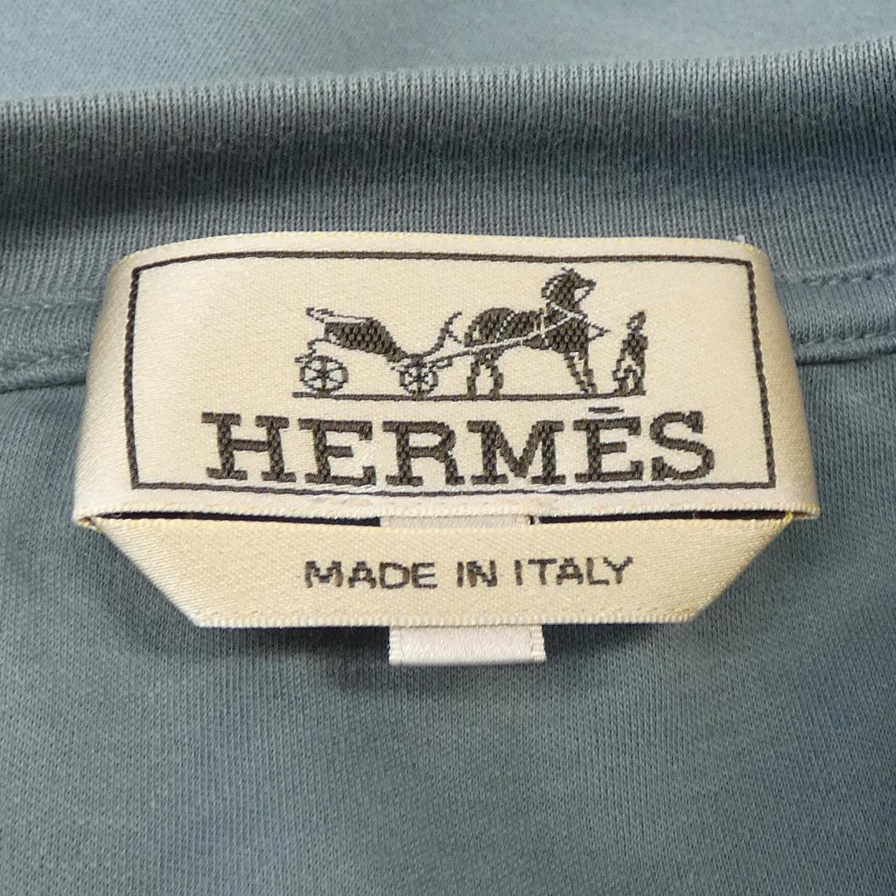 Hermes Hermes Hermes Cotton T Shirt Textile T-Shirts DUTY FREE for USA Size ONE SIZE - 4 Thumbnail