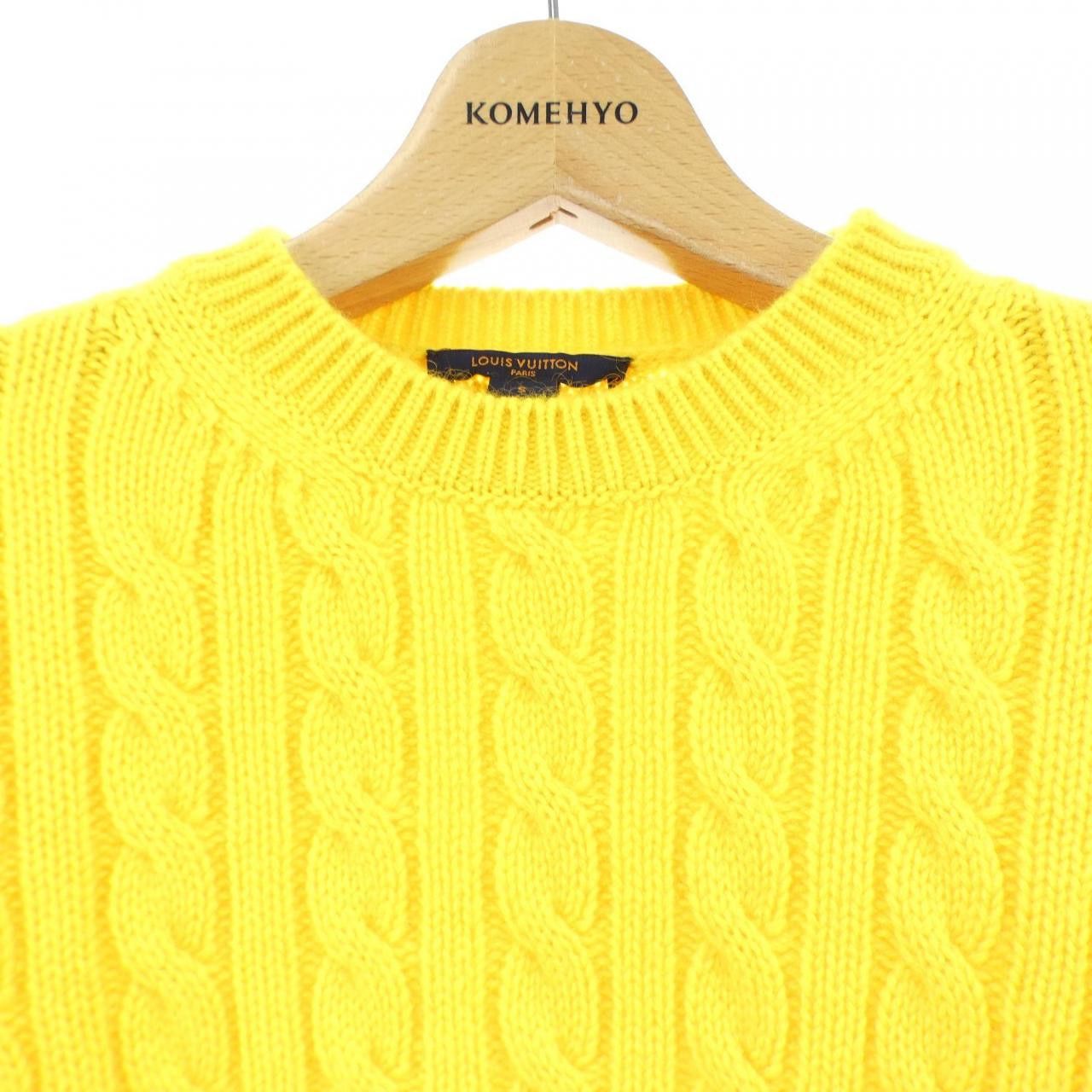 Louis Vuitton Louis Vuitton Louis Vuitton Cashmere Knit Textile Tops FJKL11XZZ DUTY FREE for USA Size ONE SIZE - 5 Thumbnail