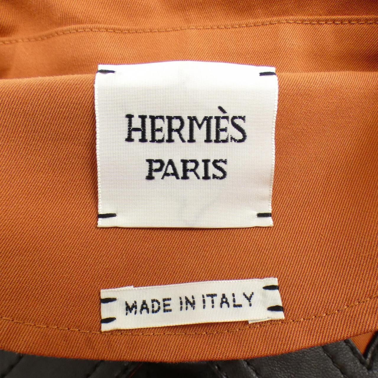 Hermes Hermes Hermes Double Slit Trench Coat Textile Outerwear DUTY FREE for USA Size ONE SIZE - 4 Thumbnail