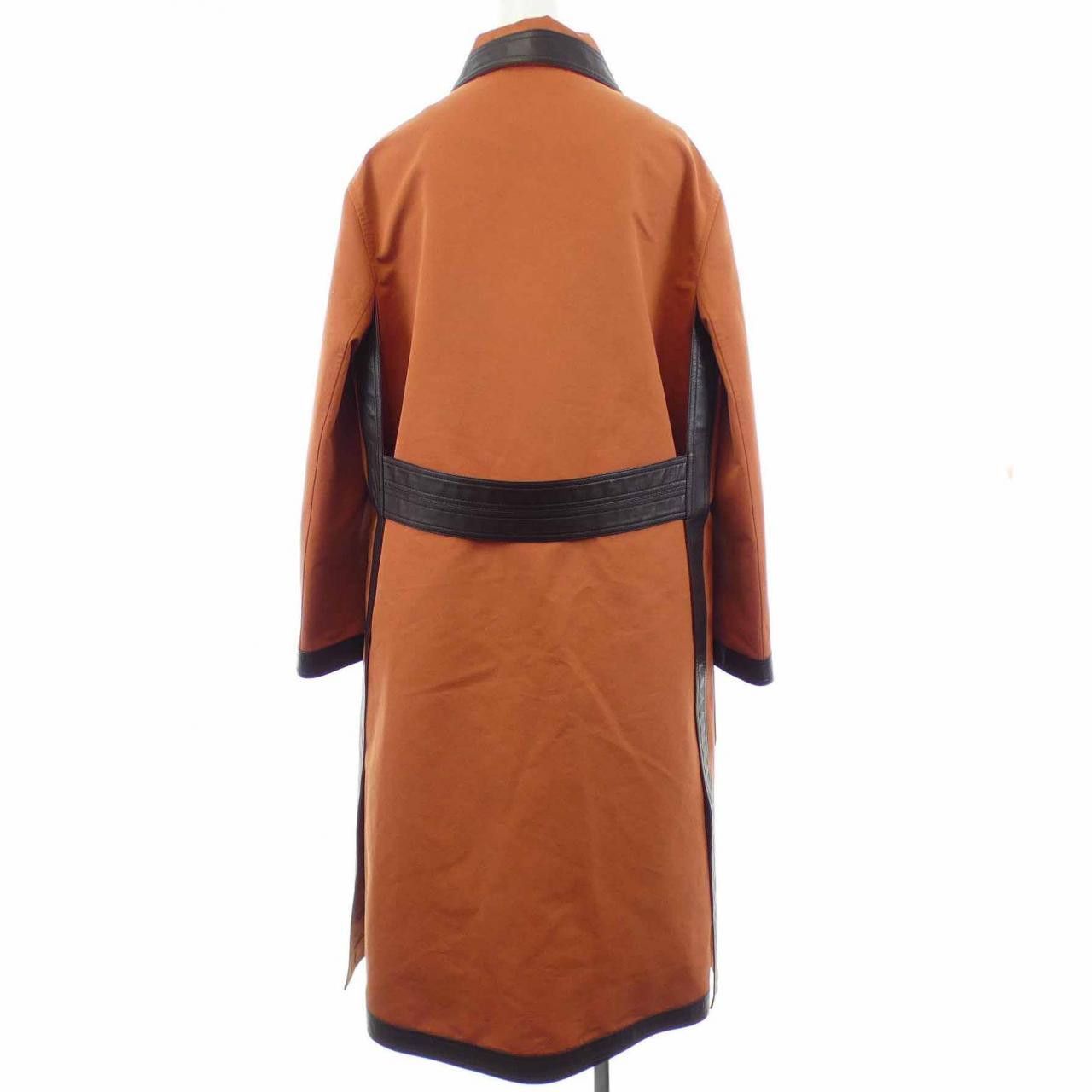 Hermes Hermes Hermes Double Slit Trench Coat Textile Outerwear DUTY FREE for USA Size ONE SIZE - 2 Thumbnail