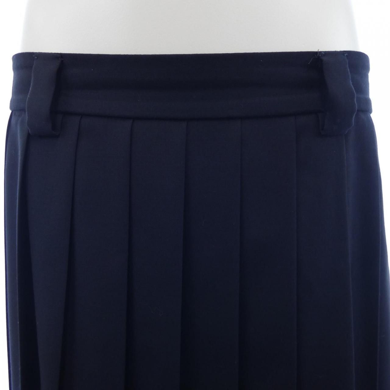 Miu Miu Miu Miu Miu Miu Pleated Batavia Skirt Textile Skirts MG2052S23211AD DUTY FREE for USA Size ONE SIZE - 5 Thumbnail