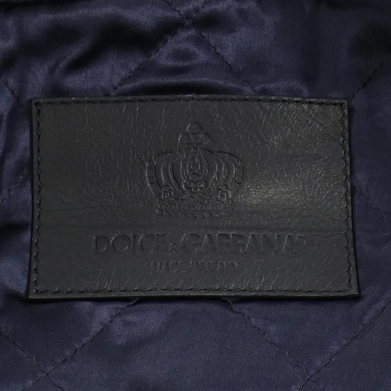 Dolce & Gabbana Dolce & Gabbana Dolce&Gabbana Leather Jacket Leather Outerwear G9GP6Z/FUL7S DUTY FREE for USA Size ONE SIZE - 4 Thumbnail